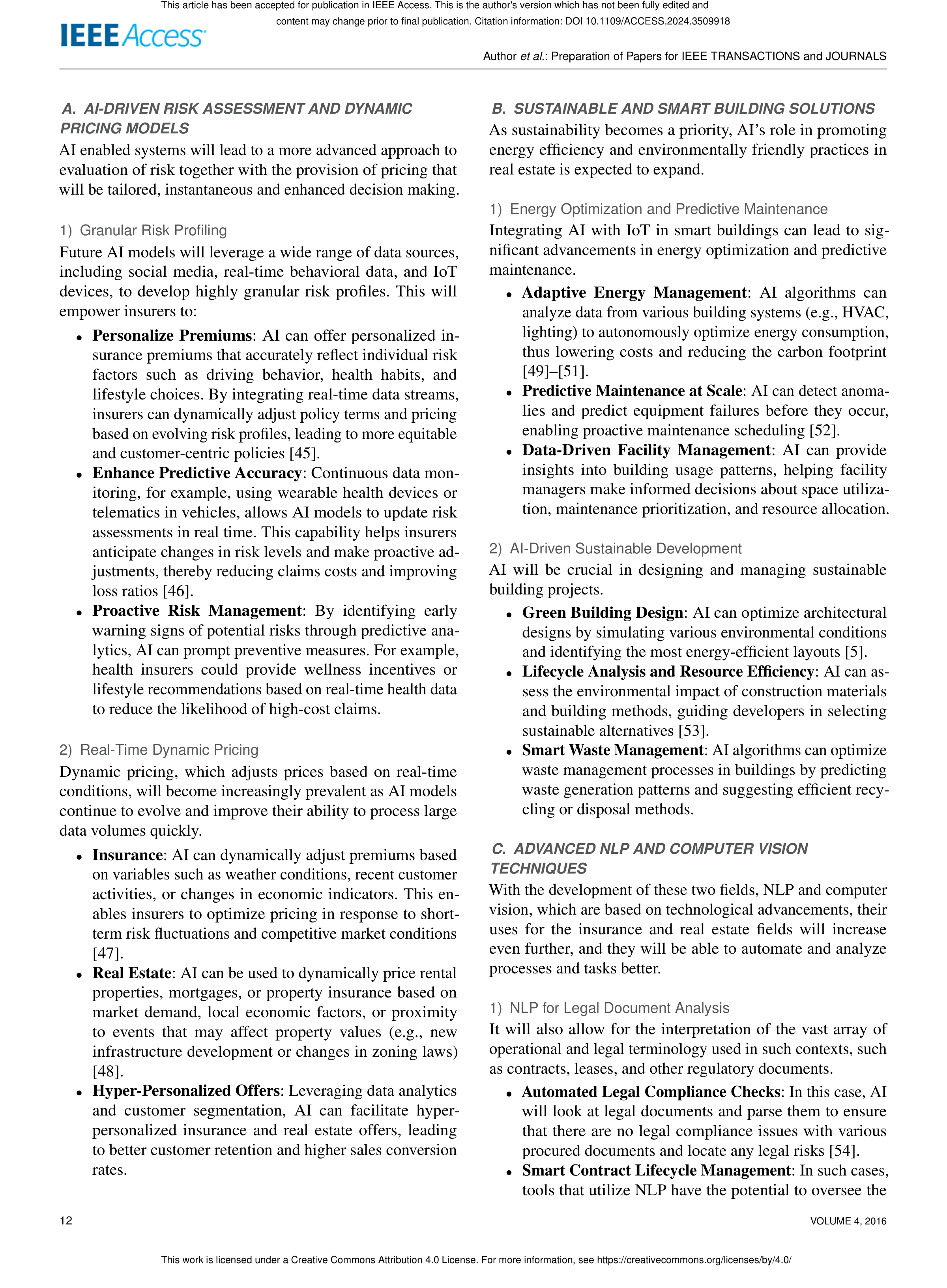 Artiﬁcial intelligence Applications in Real Estate — page 12