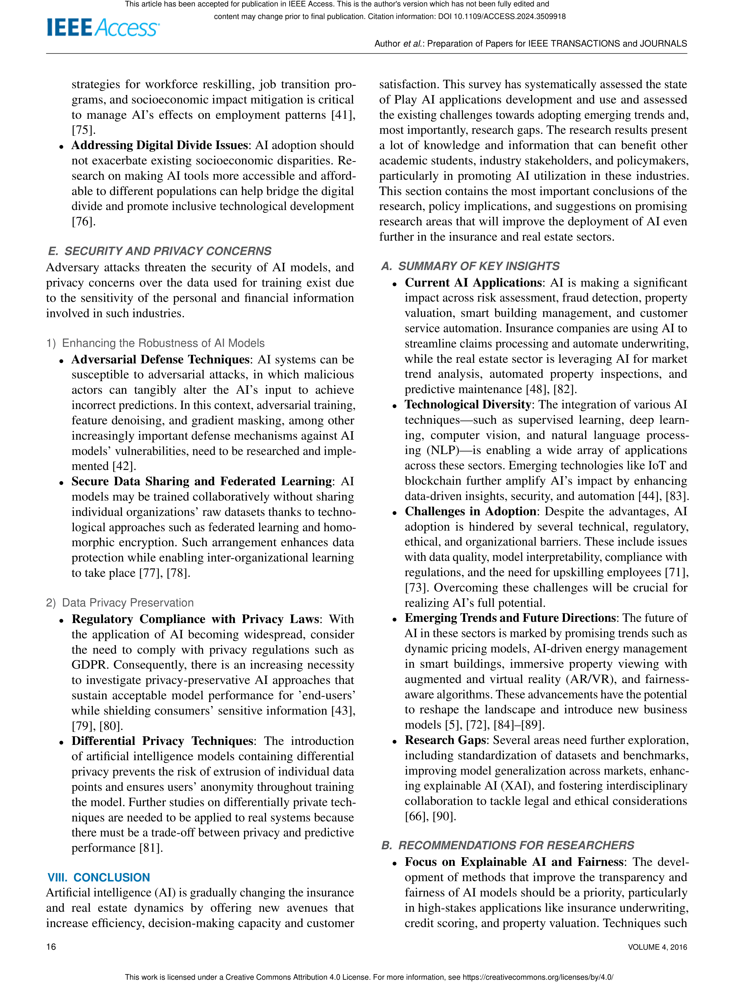 Artiﬁcial intelligence Applications in Real Estate — page 16
