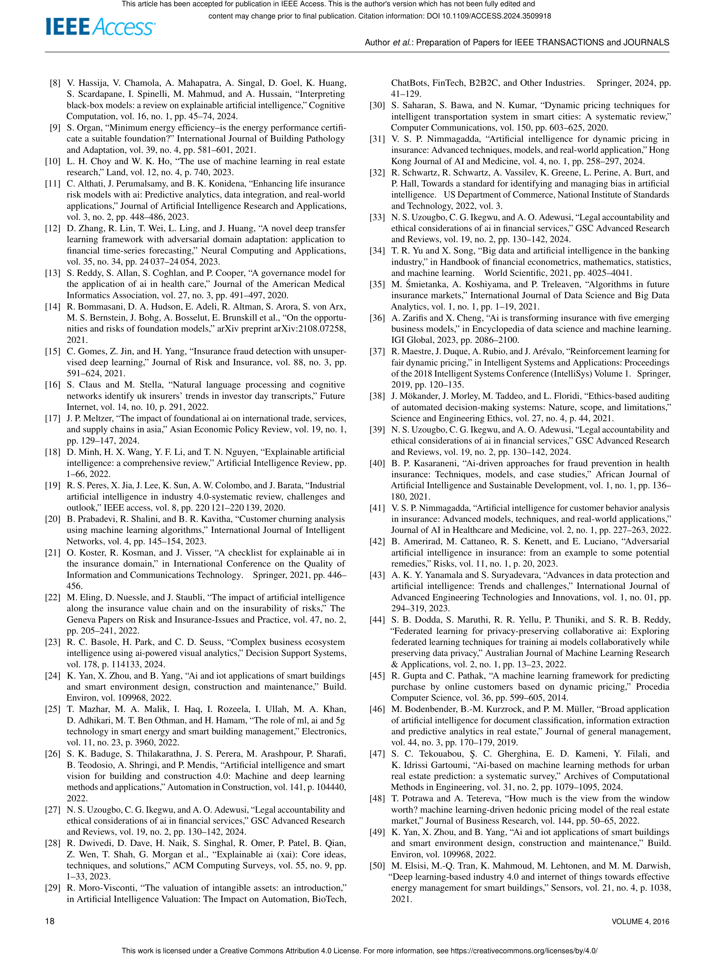 Artiﬁcial intelligence Applications in Real Estate — page 18