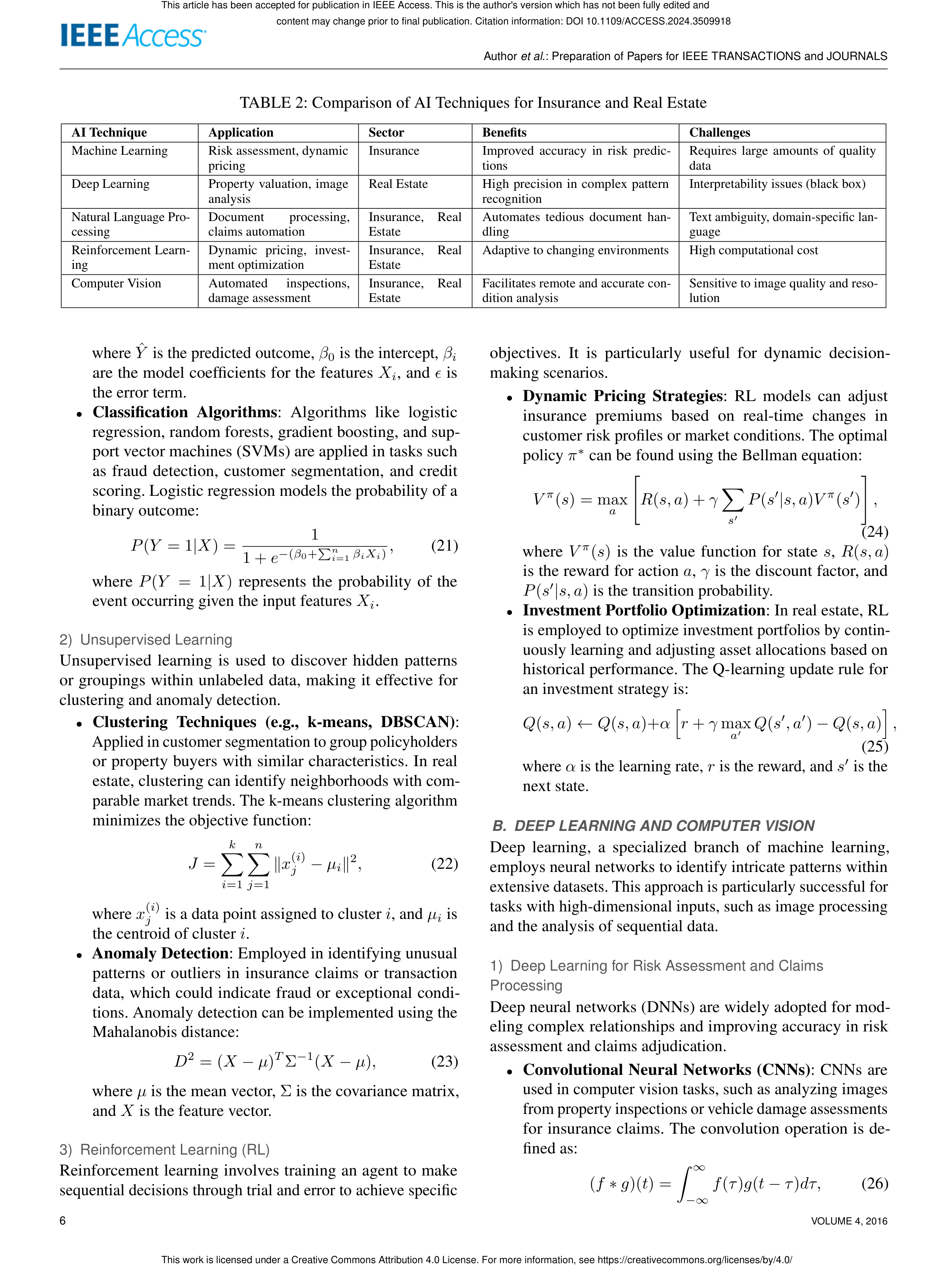 Artiﬁcial intelligence Applications in Real Estate — page 6