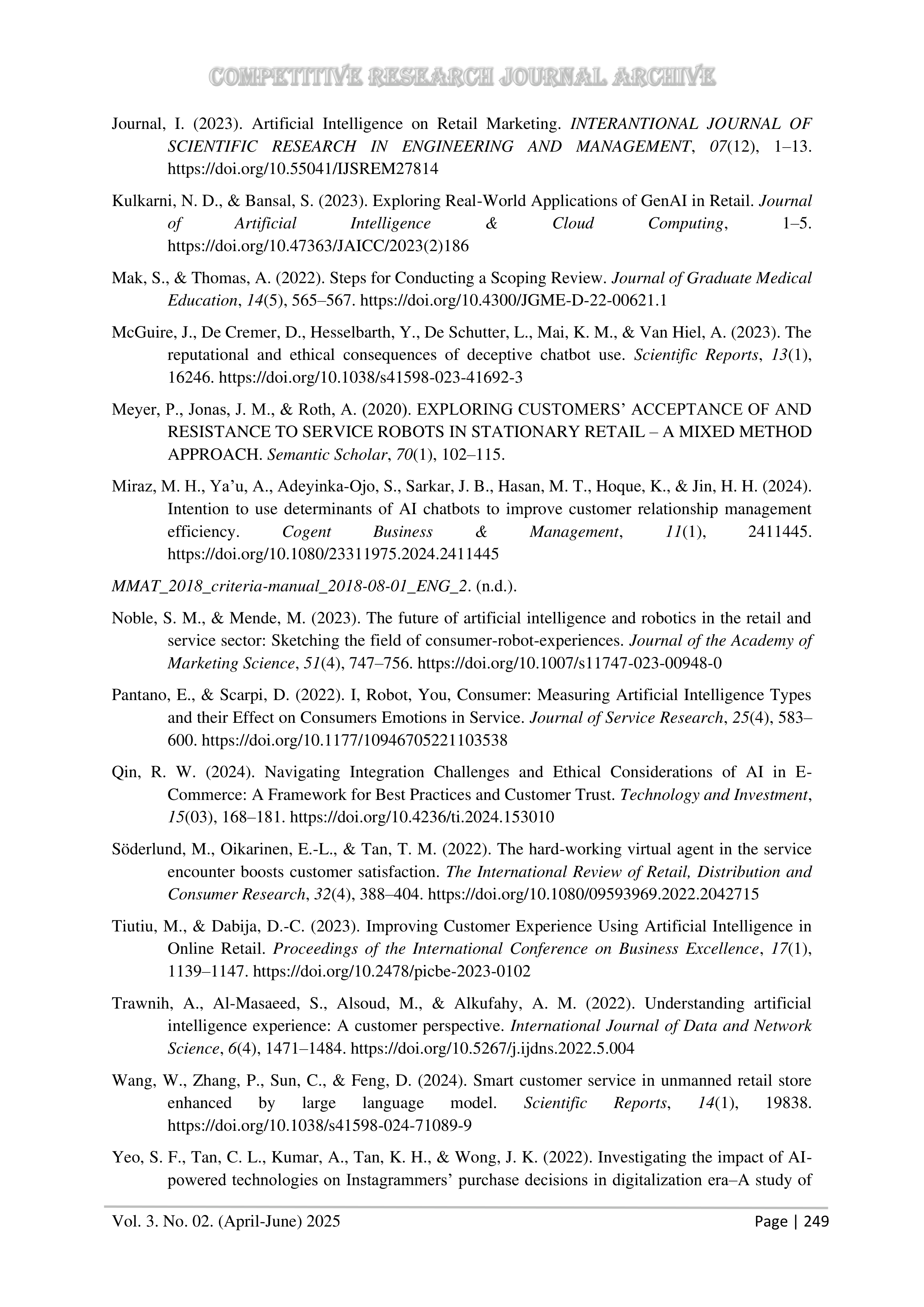 Artiﬁcial intelligence Applications in Retail Shopping — page 16