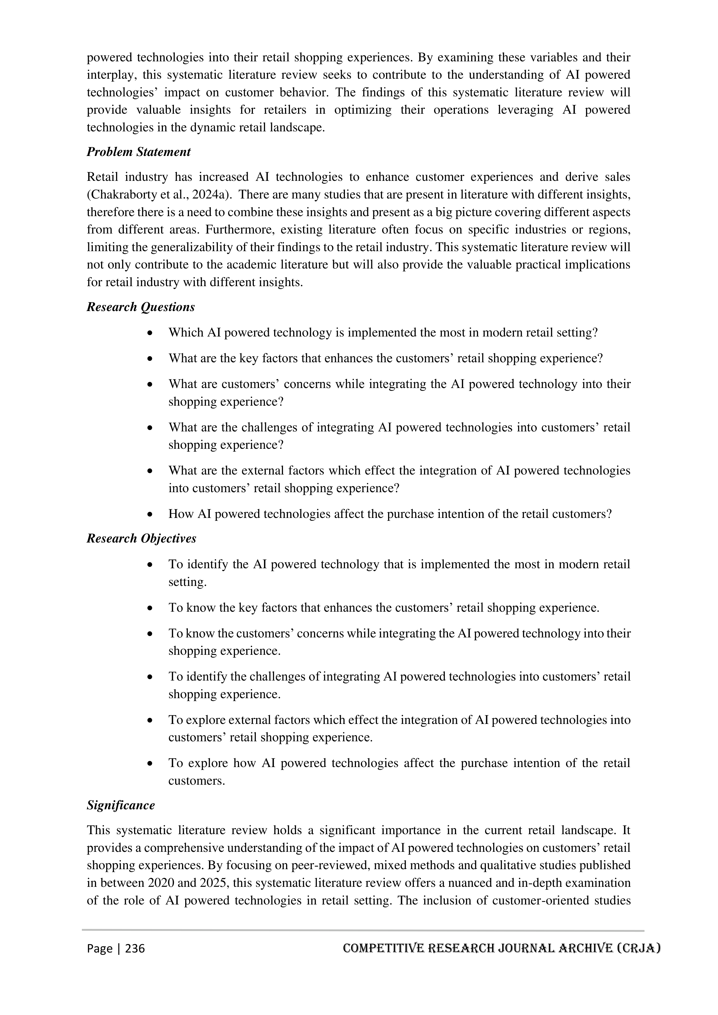 Artiﬁcial intelligence Applications in Retail Shopping — page 3