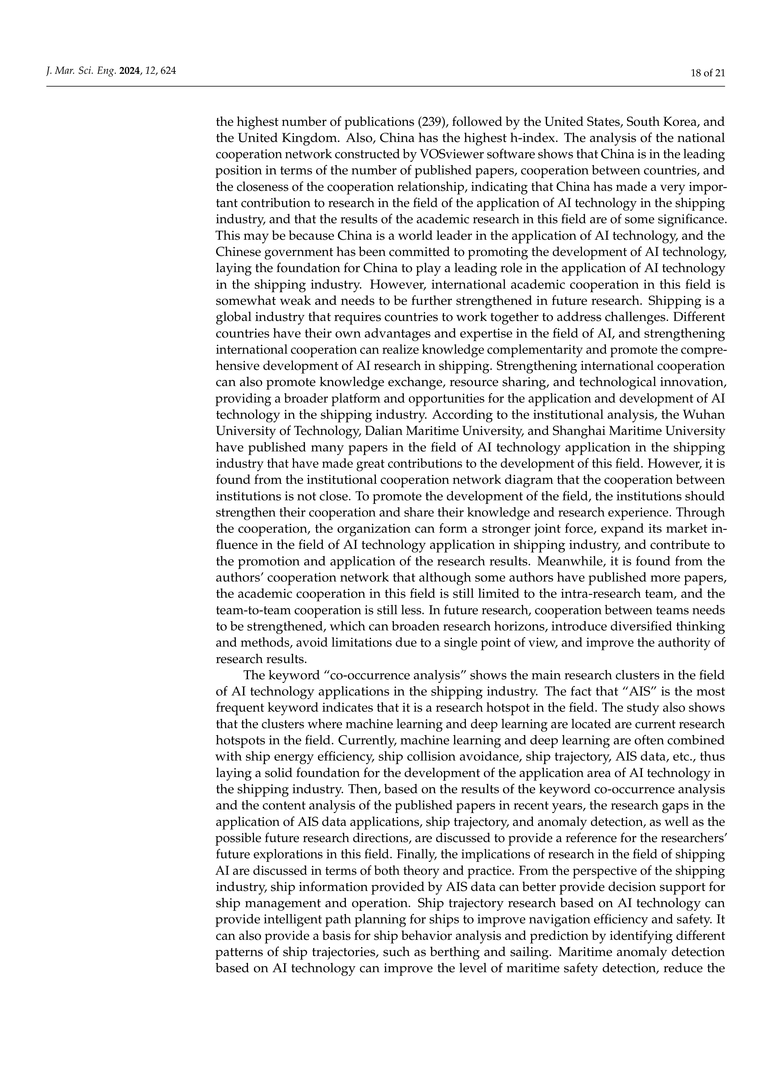 Artiﬁcial intelligence Applications in Shipping — page 18