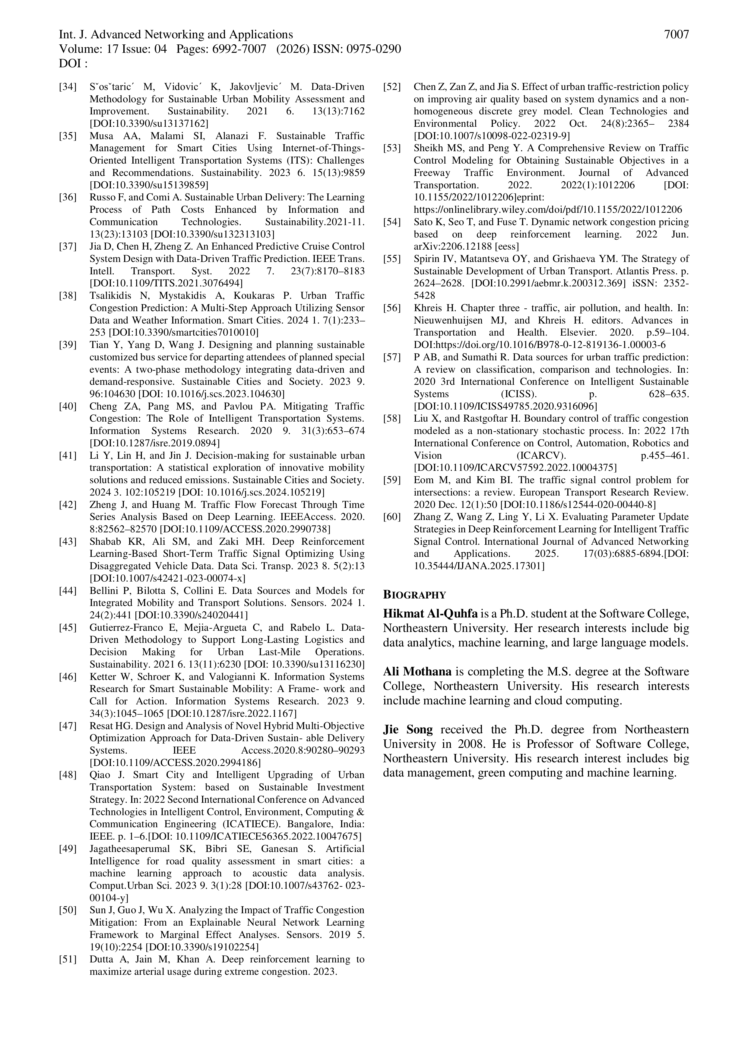 Artiﬁcial intelligence Applications in Transportation — page 16