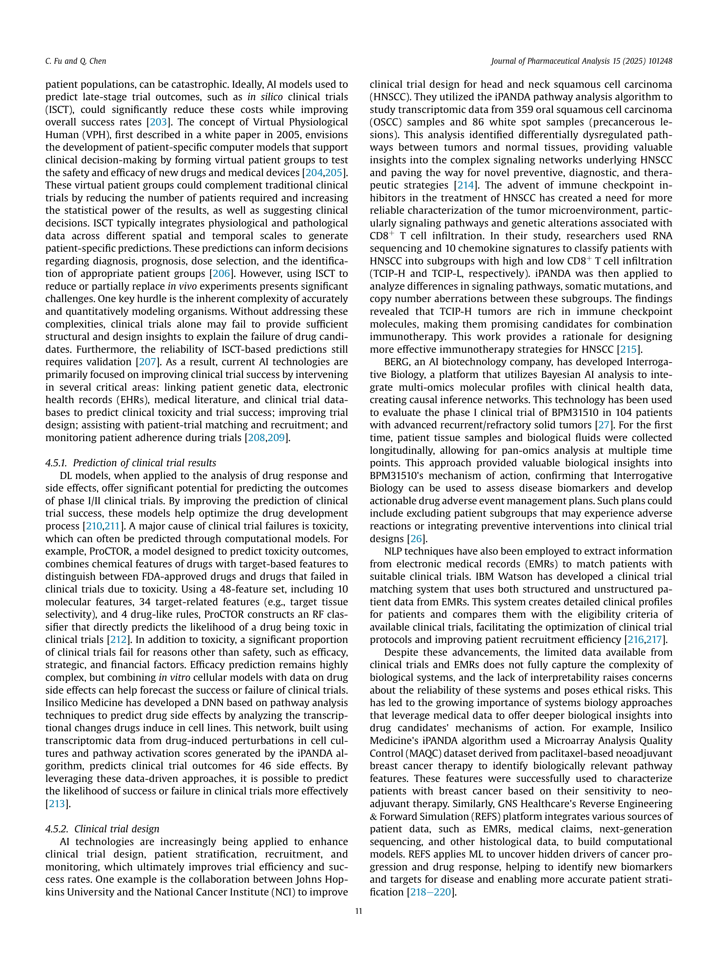Artiﬁcial Intelligence Applications in Drug Discovery — page 11
