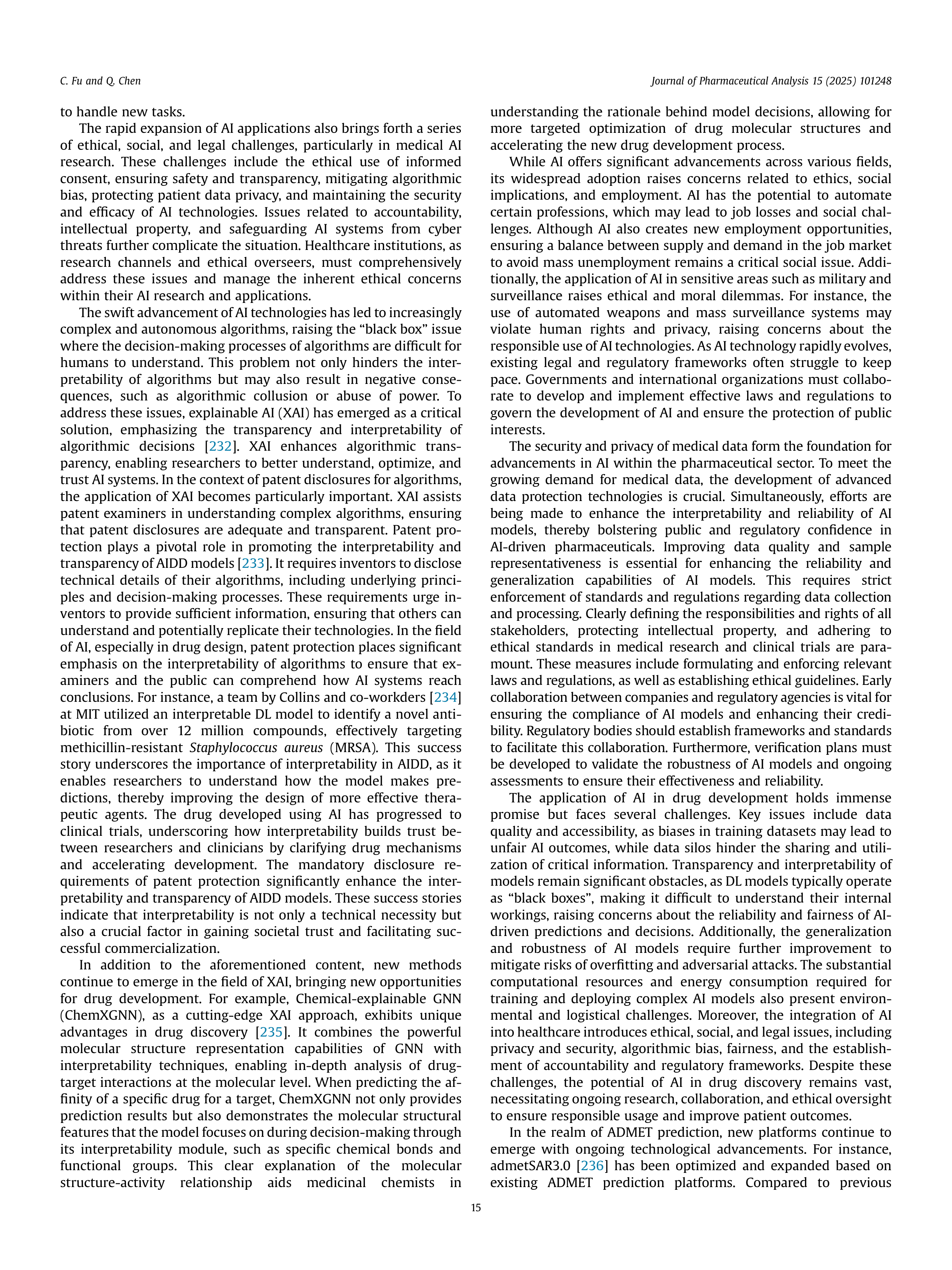 Artiﬁcial Intelligence Applications in Drug Discovery — page 15