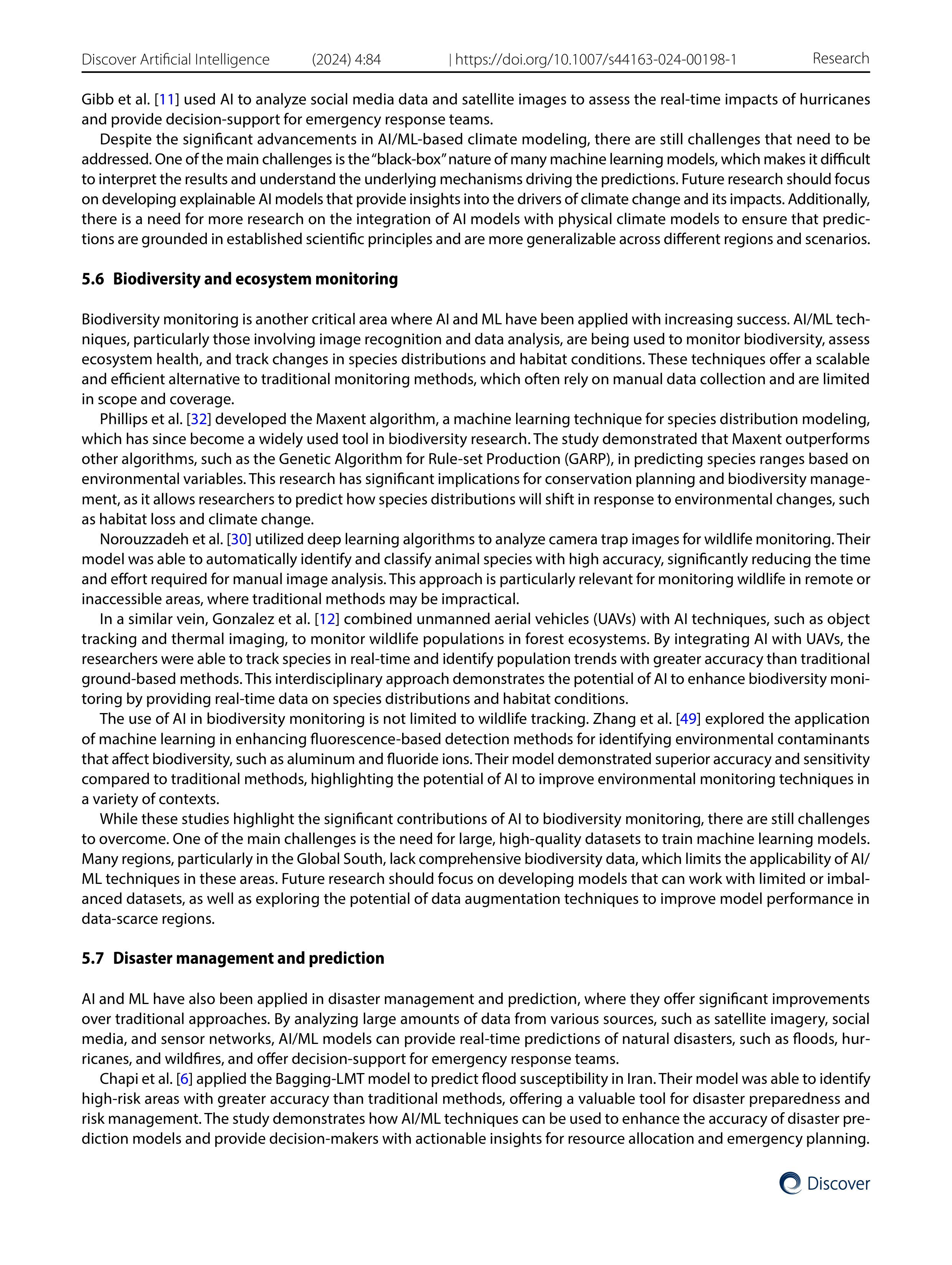Artiﬁcial intelligence Applications in Environmental Monitoring — page 19
