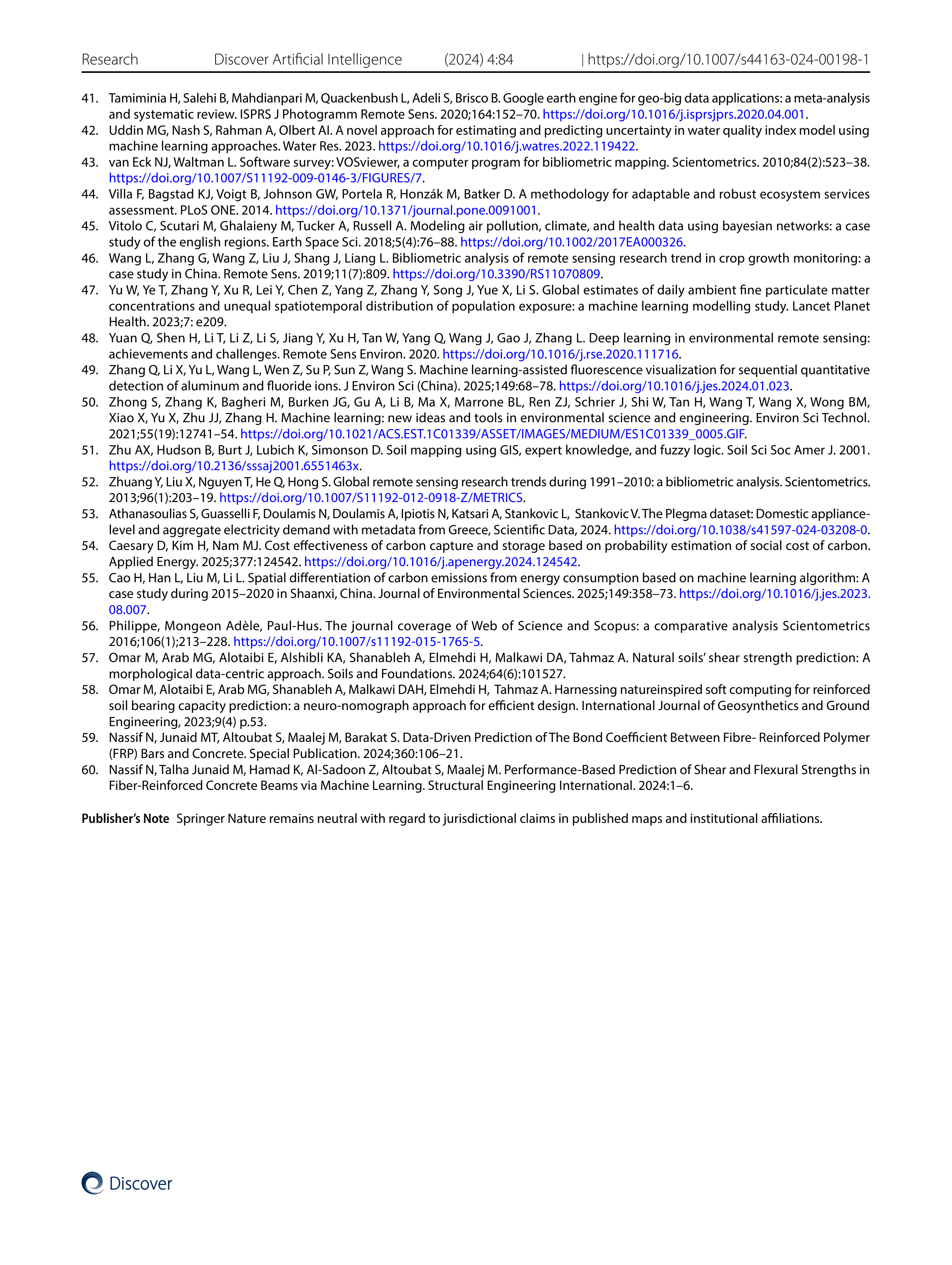 Artiﬁcial intelligence Applications in Environmental Monitoring — page 26