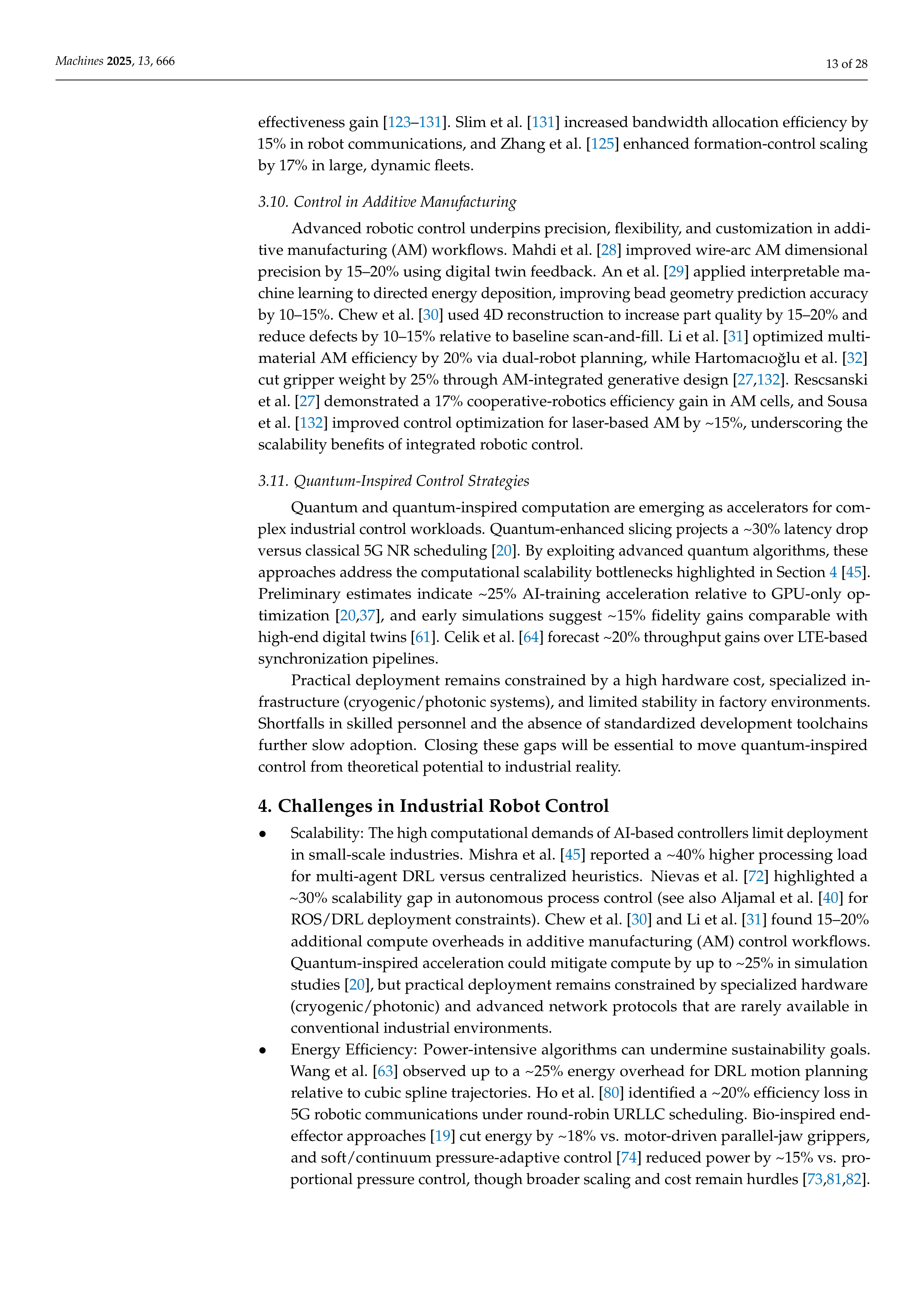 Artiﬁcial intelligence Applications on Industrial Robotics — page 13