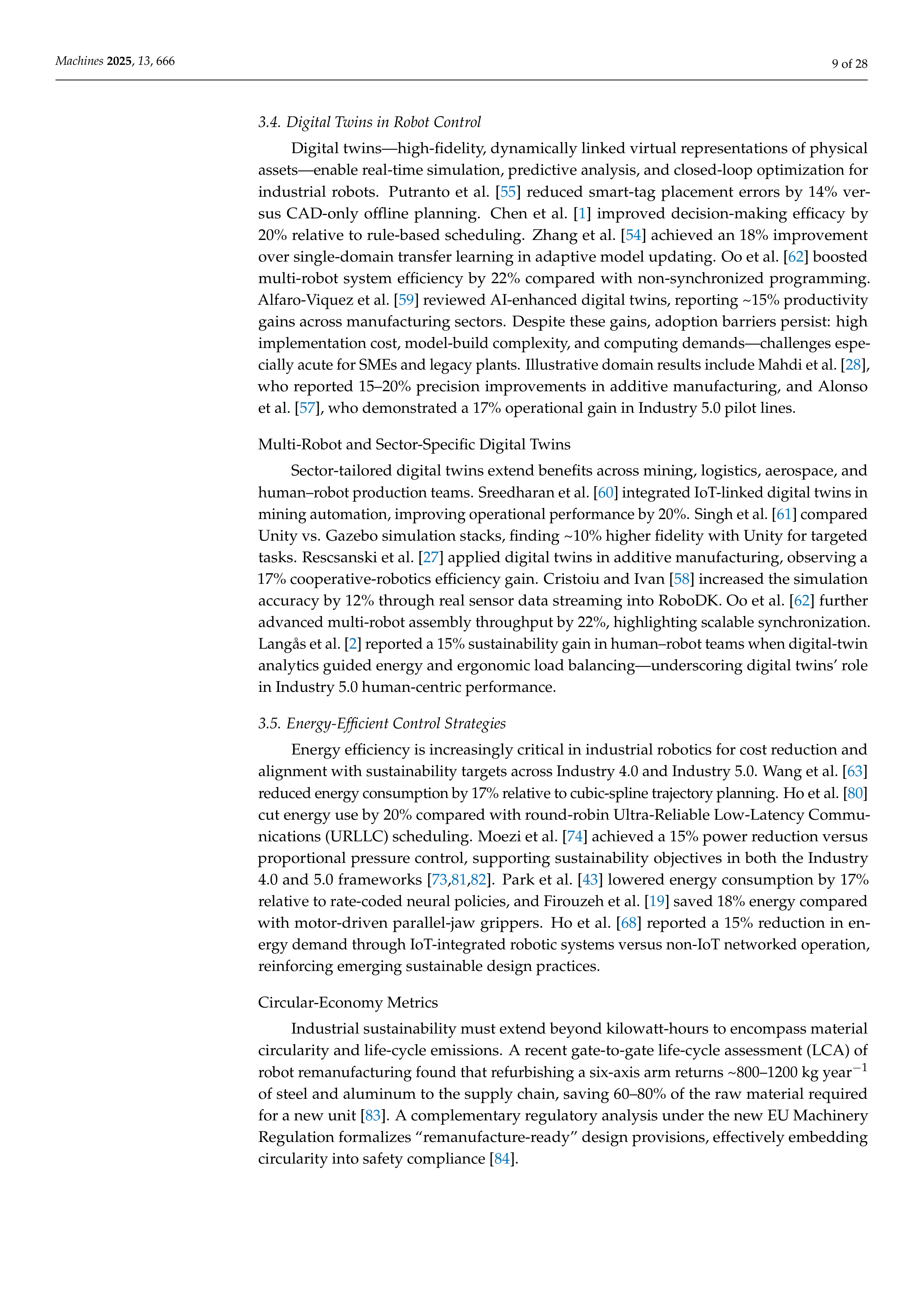 Artiﬁcial intelligence Applications on Industrial Robotics — page 9