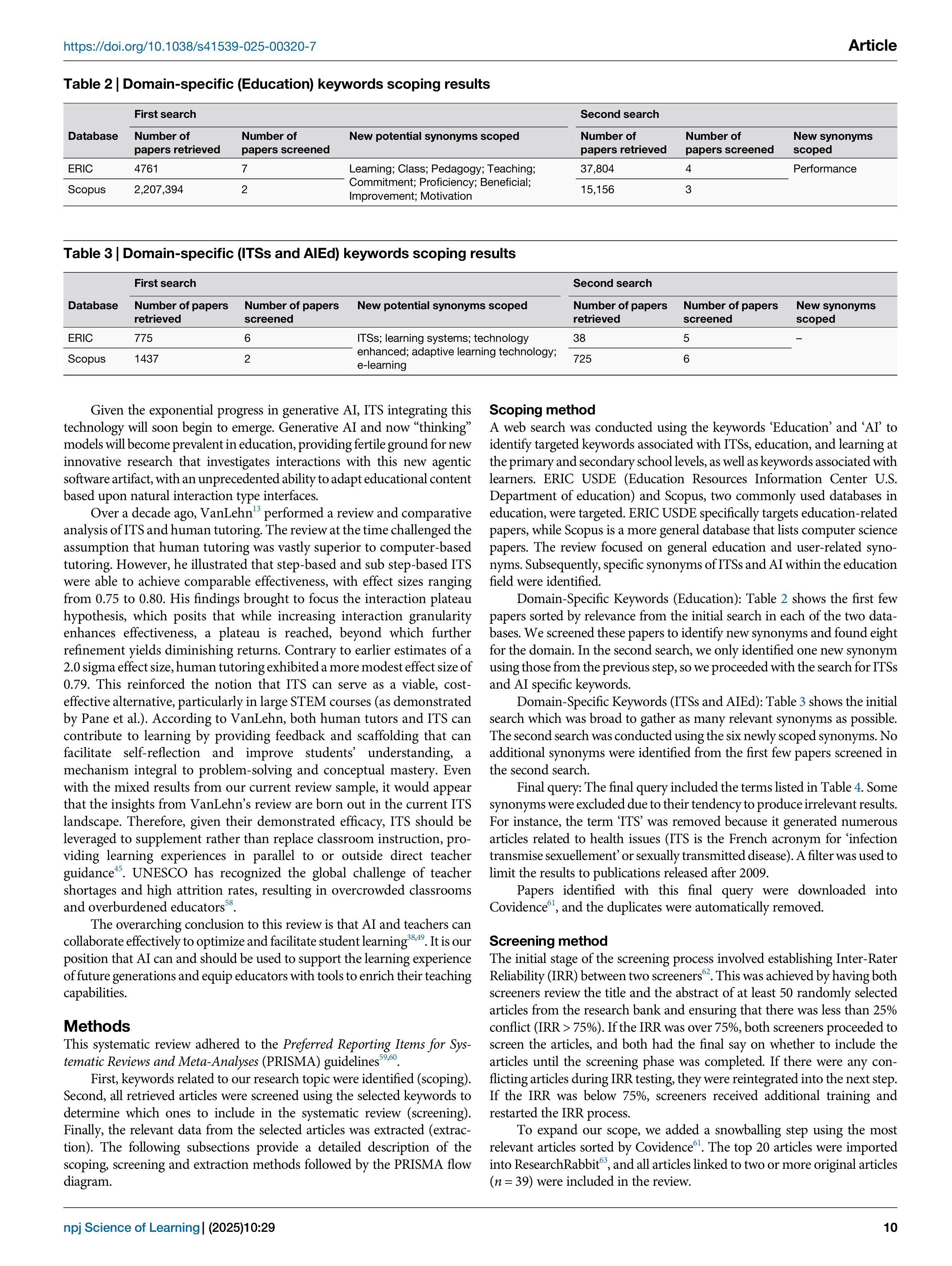 Artiﬁcial intelligence Applications on Online Tutoring — page 10
