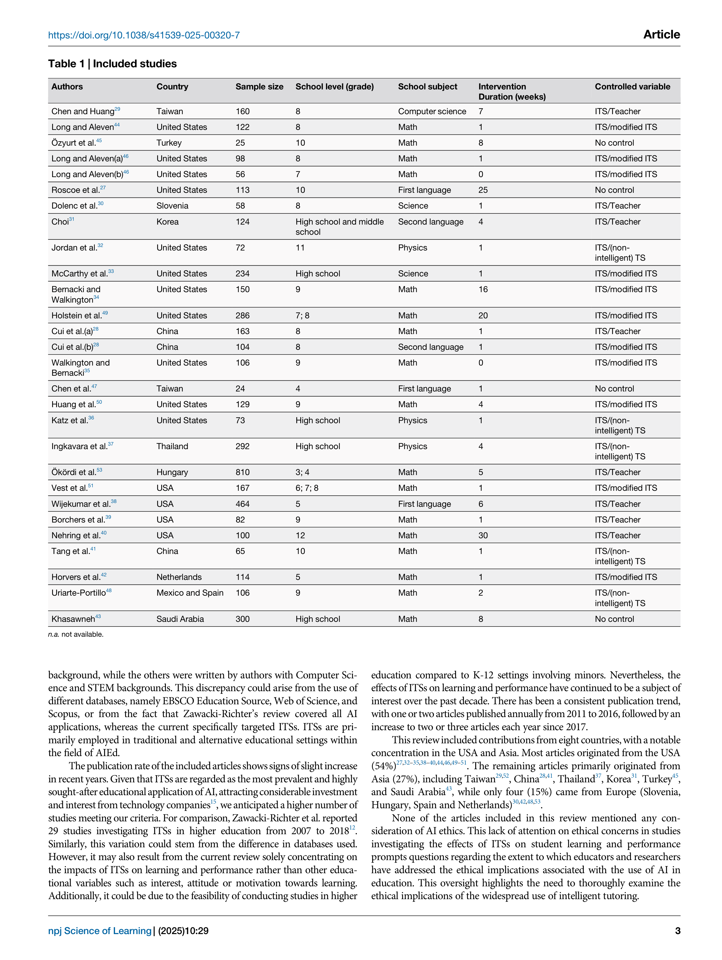 Artiﬁcial intelligence Applications on Online Tutoring — page 3