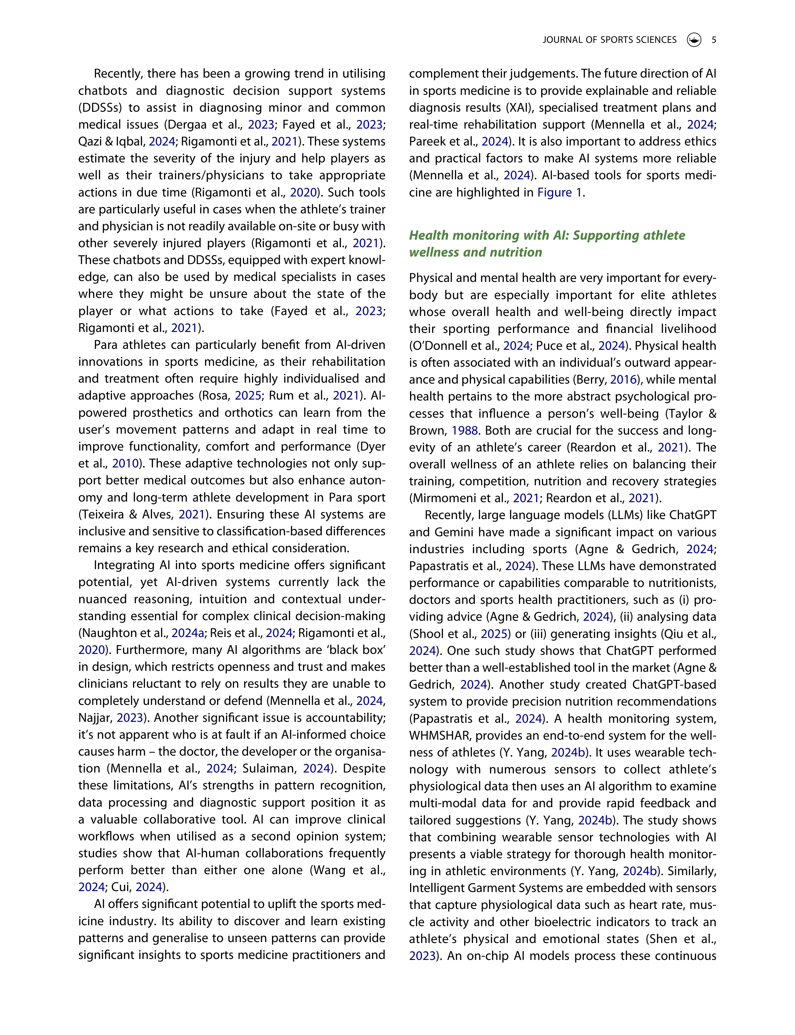 Artiﬁcial Intelligence Applications in Sports — page 6