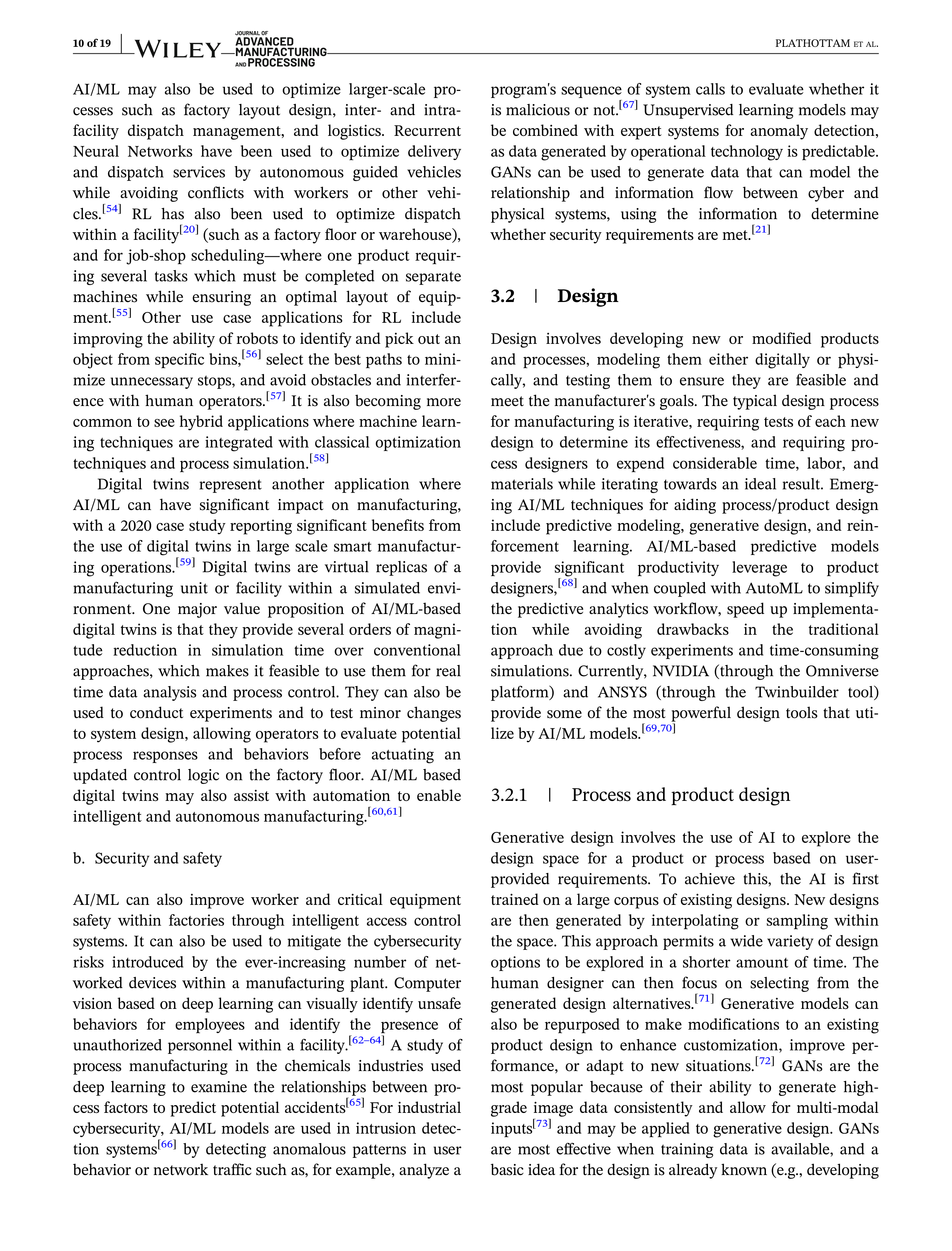 Artificial Intelligence Applications in Manufacturing Operations — page 10