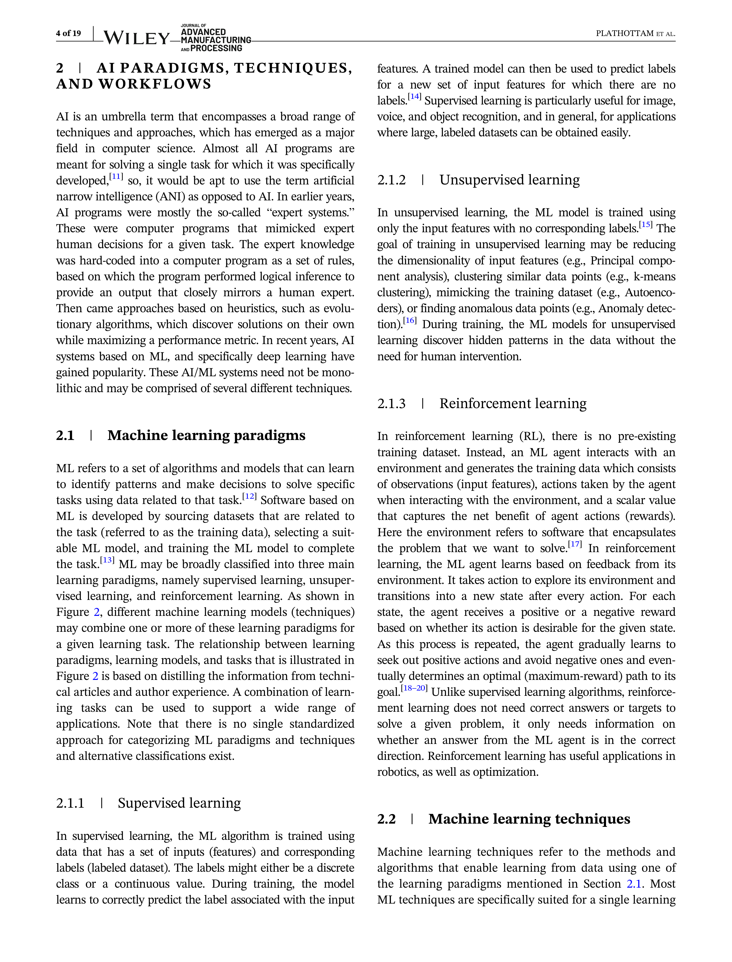 Artificial Intelligence Applications in Manufacturing Operations — page 4
