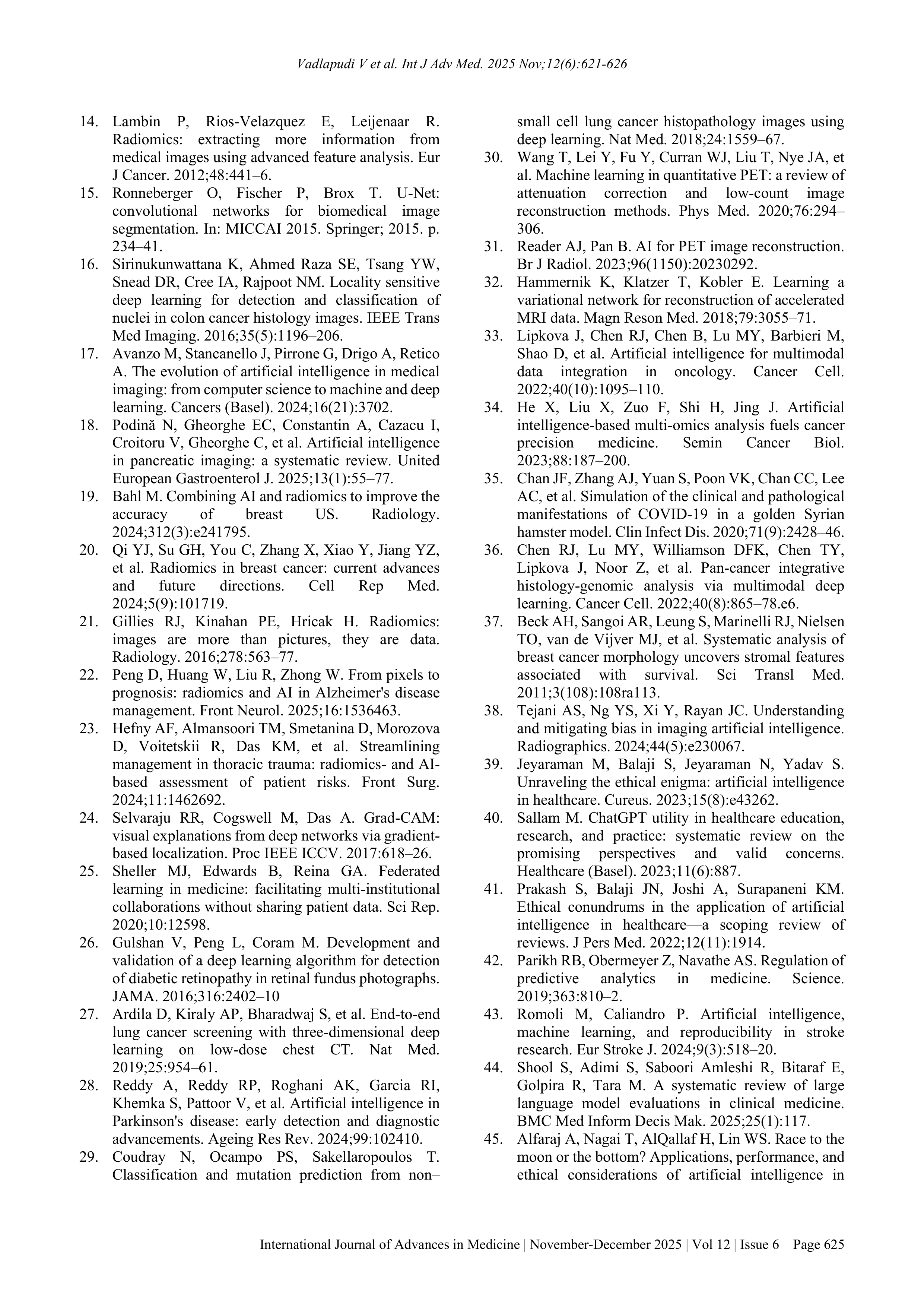 Artificial Intelligence Applications in medical imaging — page 5