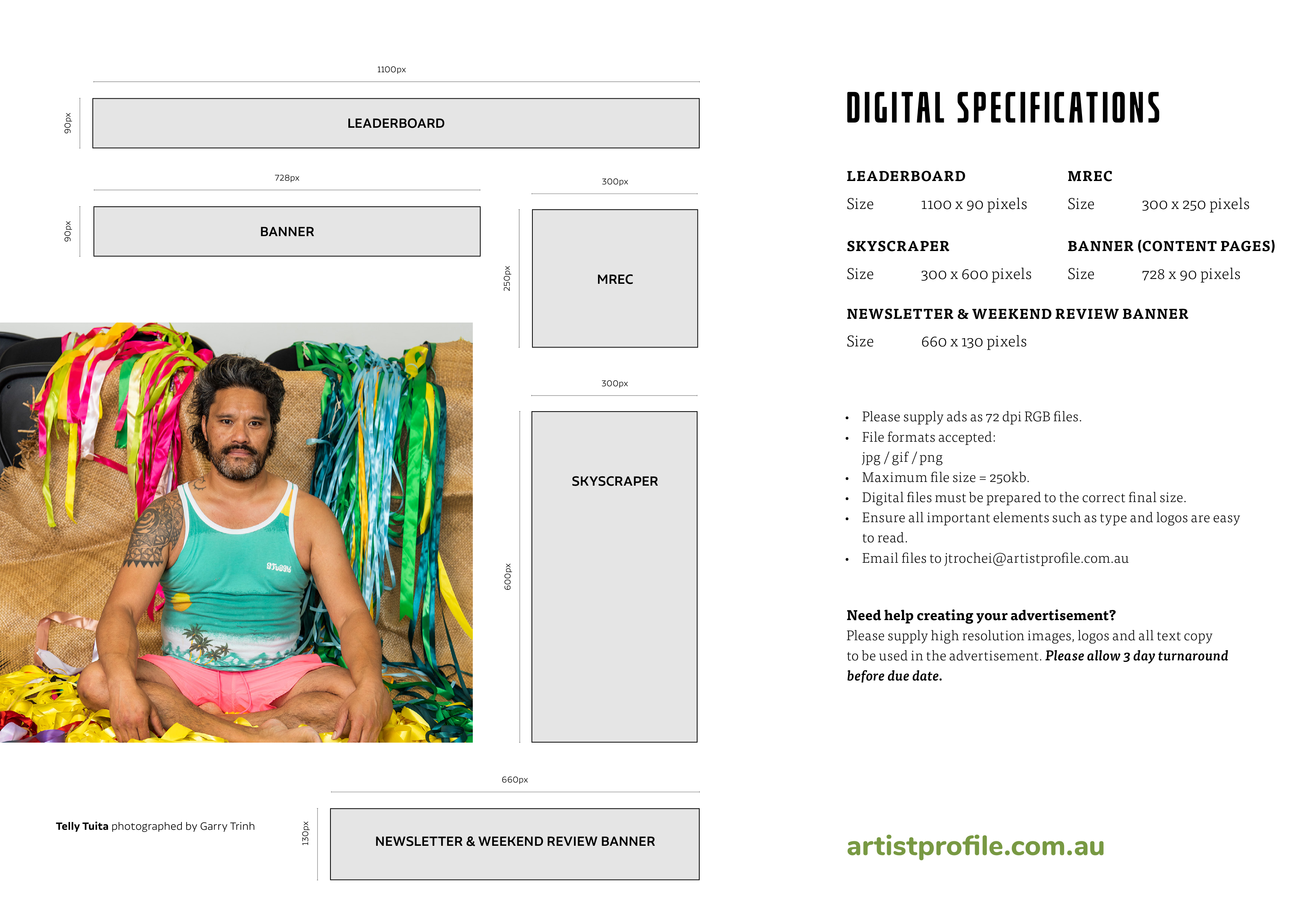Artist Profile Media Kit — page 11