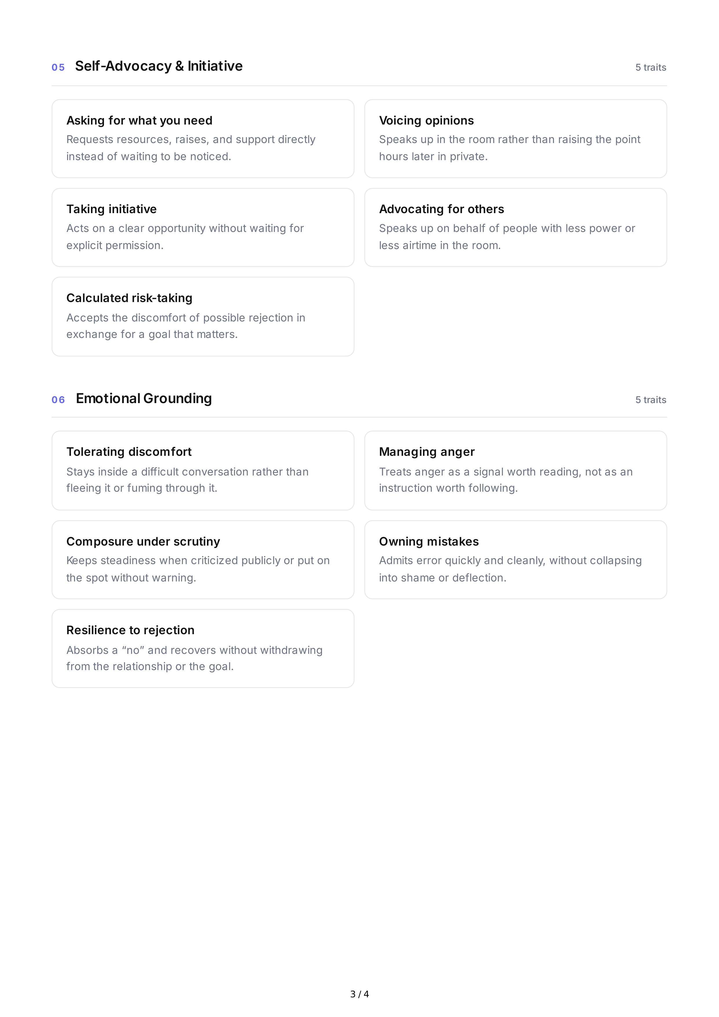 Assertiveness Personality Traits — page 3