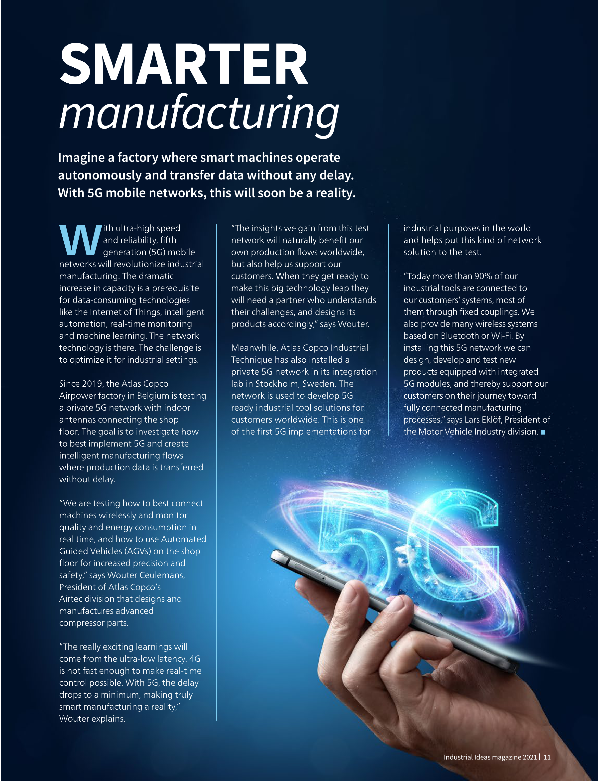 Atlas Copco Industrial Ideas Magazine — page 11