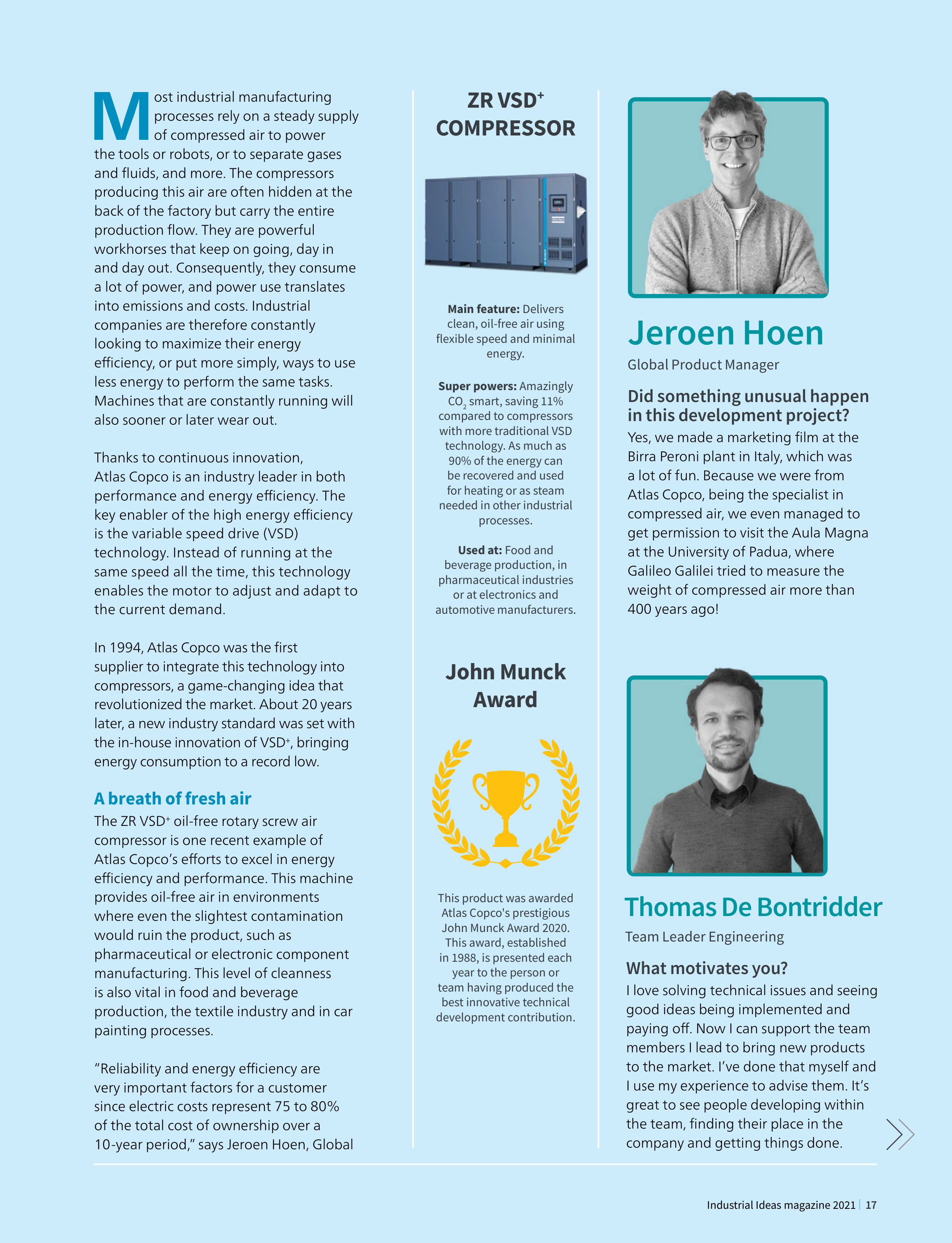Atlas Copco Industrial Ideas Magazine — page 17