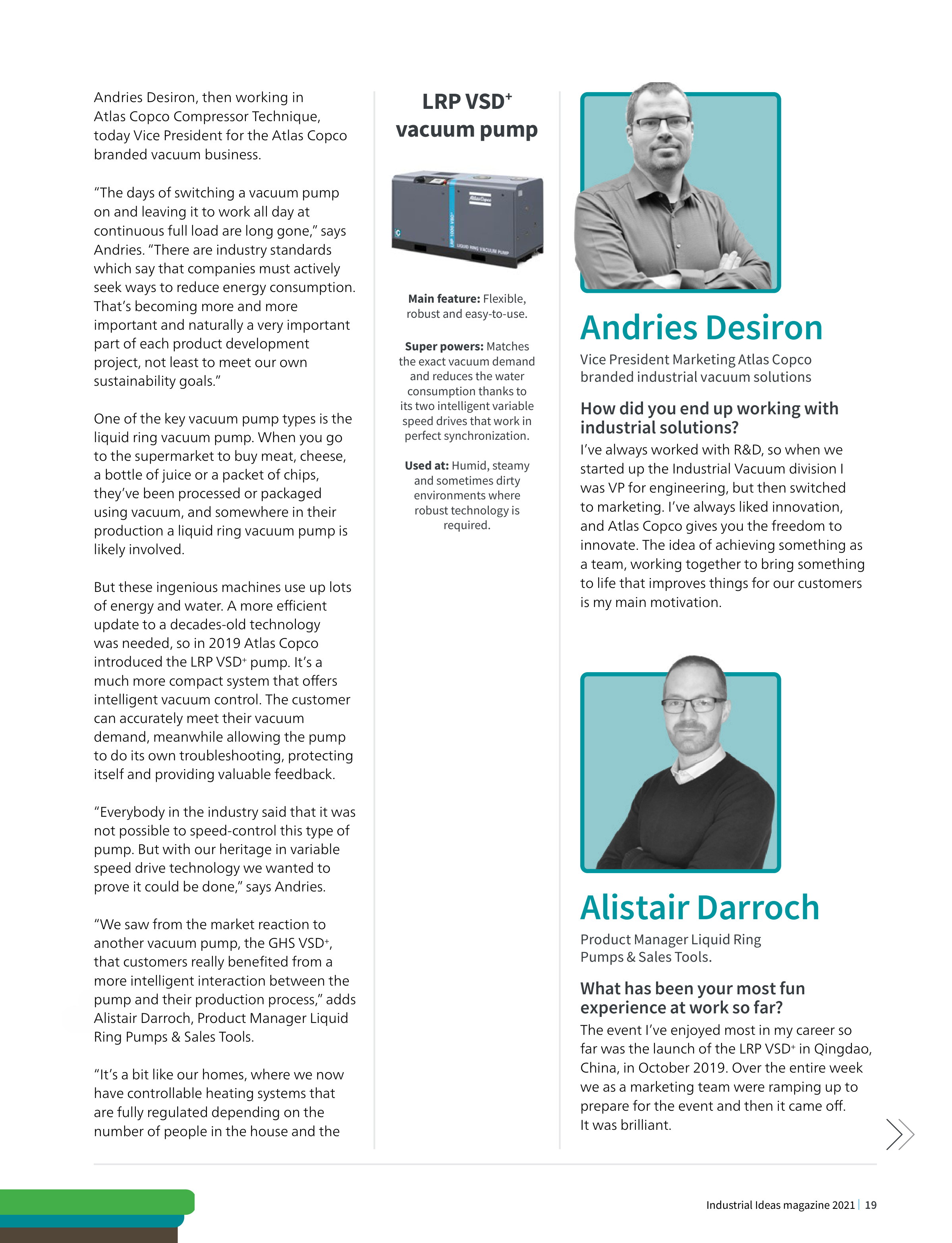 Atlas Copco Industrial Ideas Magazine — page 19