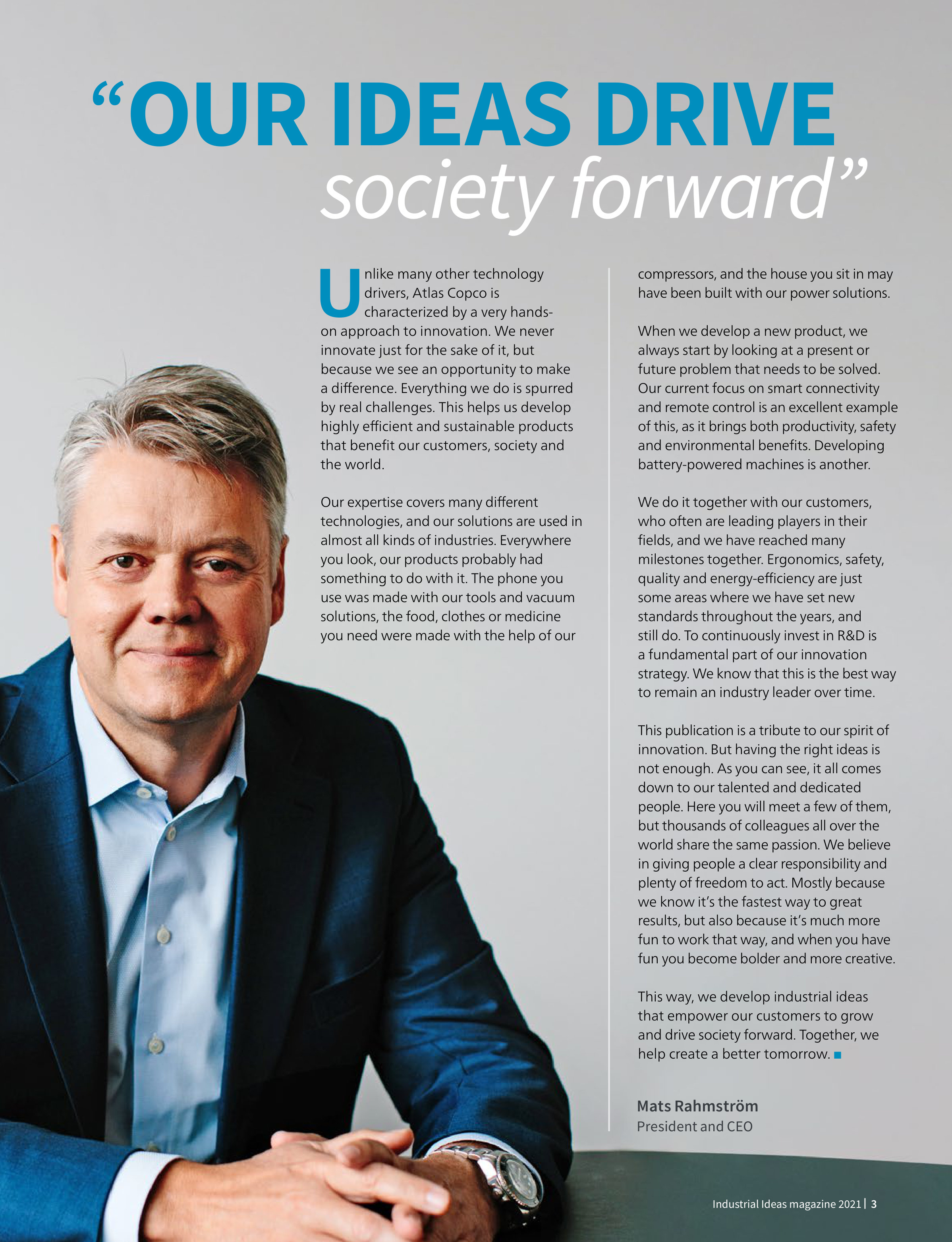 Atlas Copco Industrial Ideas Magazine — page 3