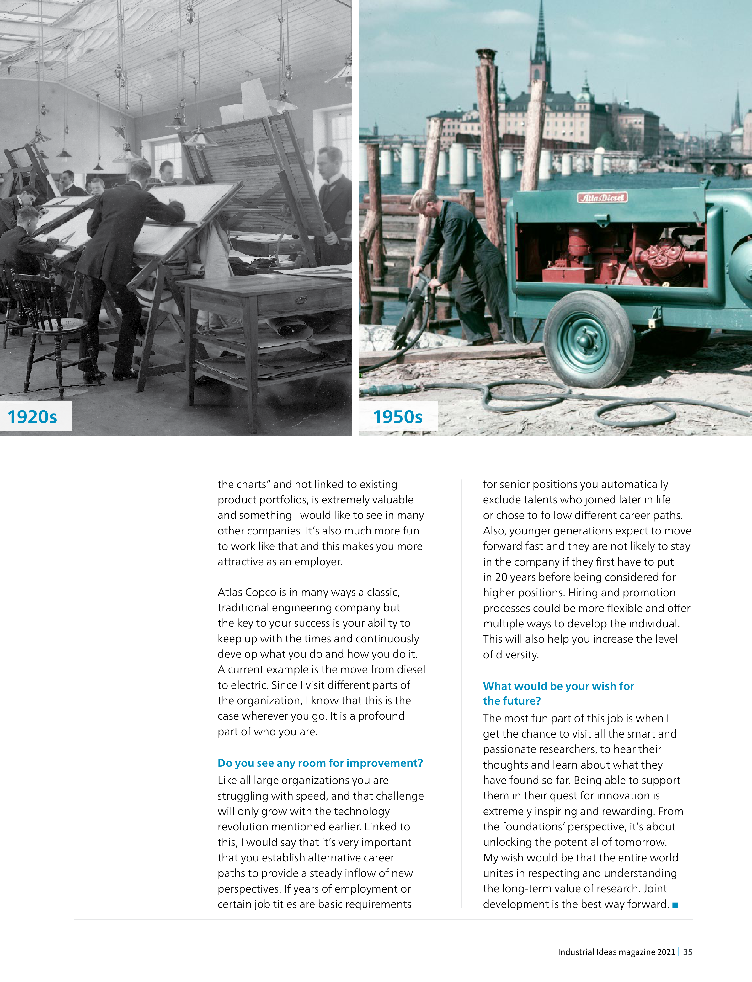 Atlas Copco Industrial Ideas Magazine — page 35