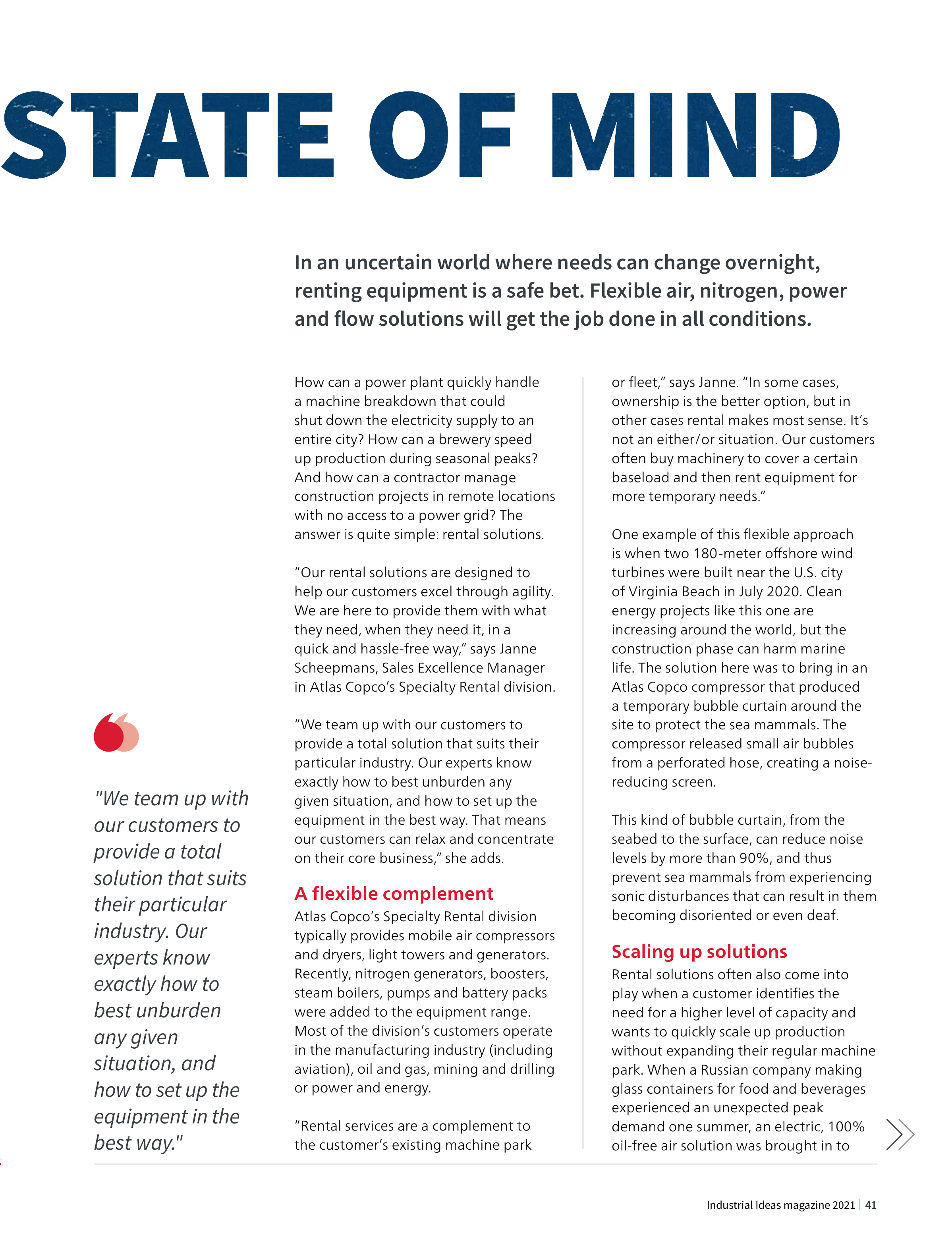 Atlas Copco Industrial Ideas Magazine — page 41