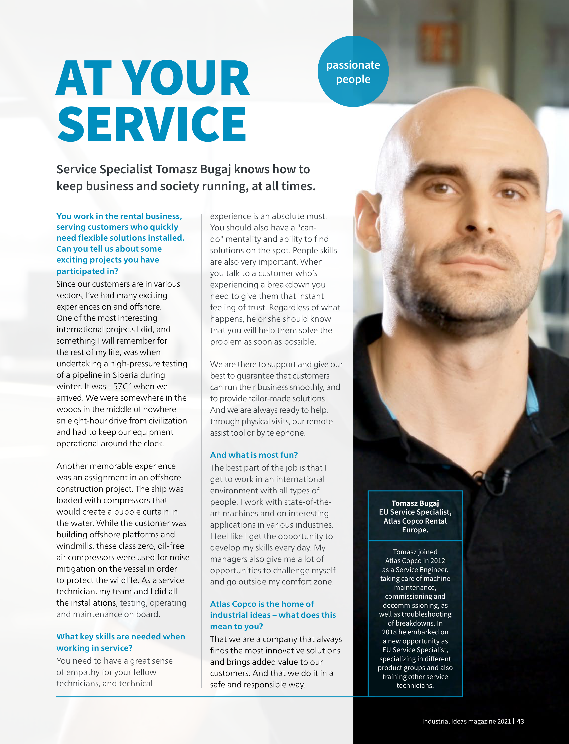 Atlas Copco Industrial Ideas Magazine — page 43