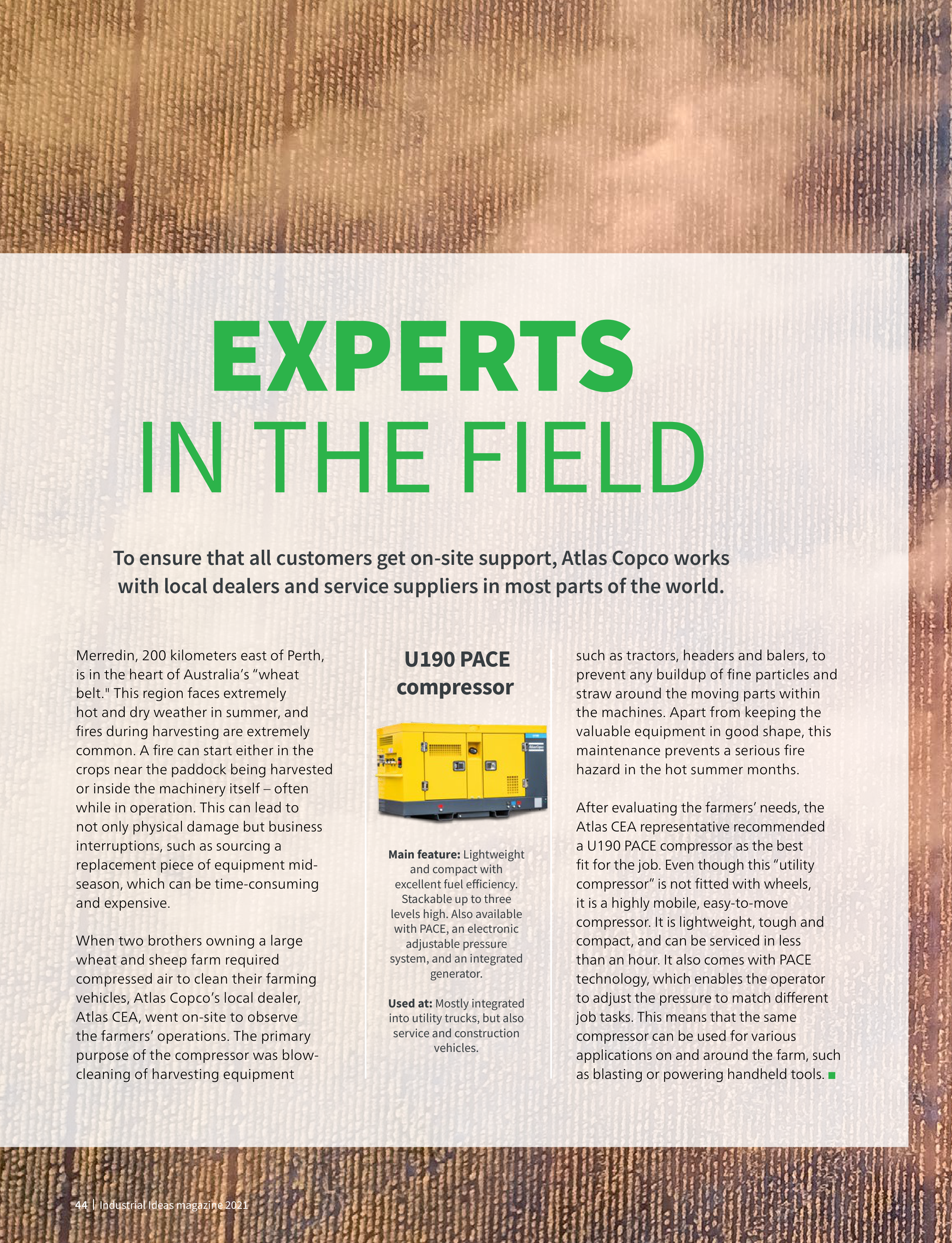 Atlas Copco Industrial Ideas Magazine — page 44