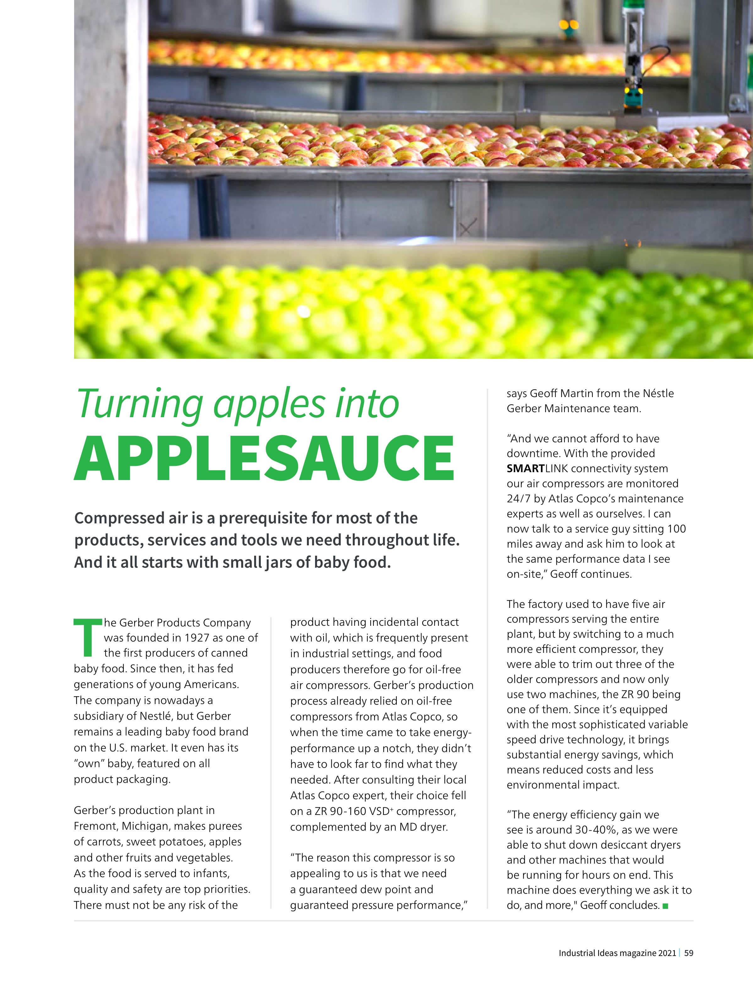 Atlas Copco Industrial Ideas Magazine — page 59