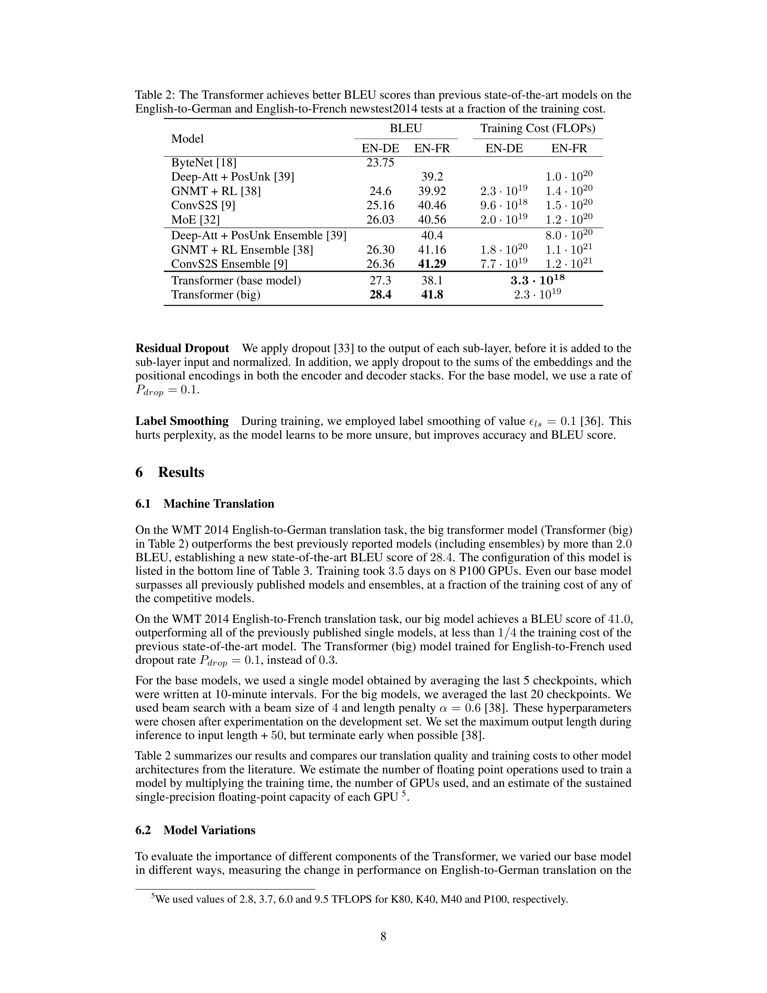Attention Is All You Need Research Paper by Google — page 8