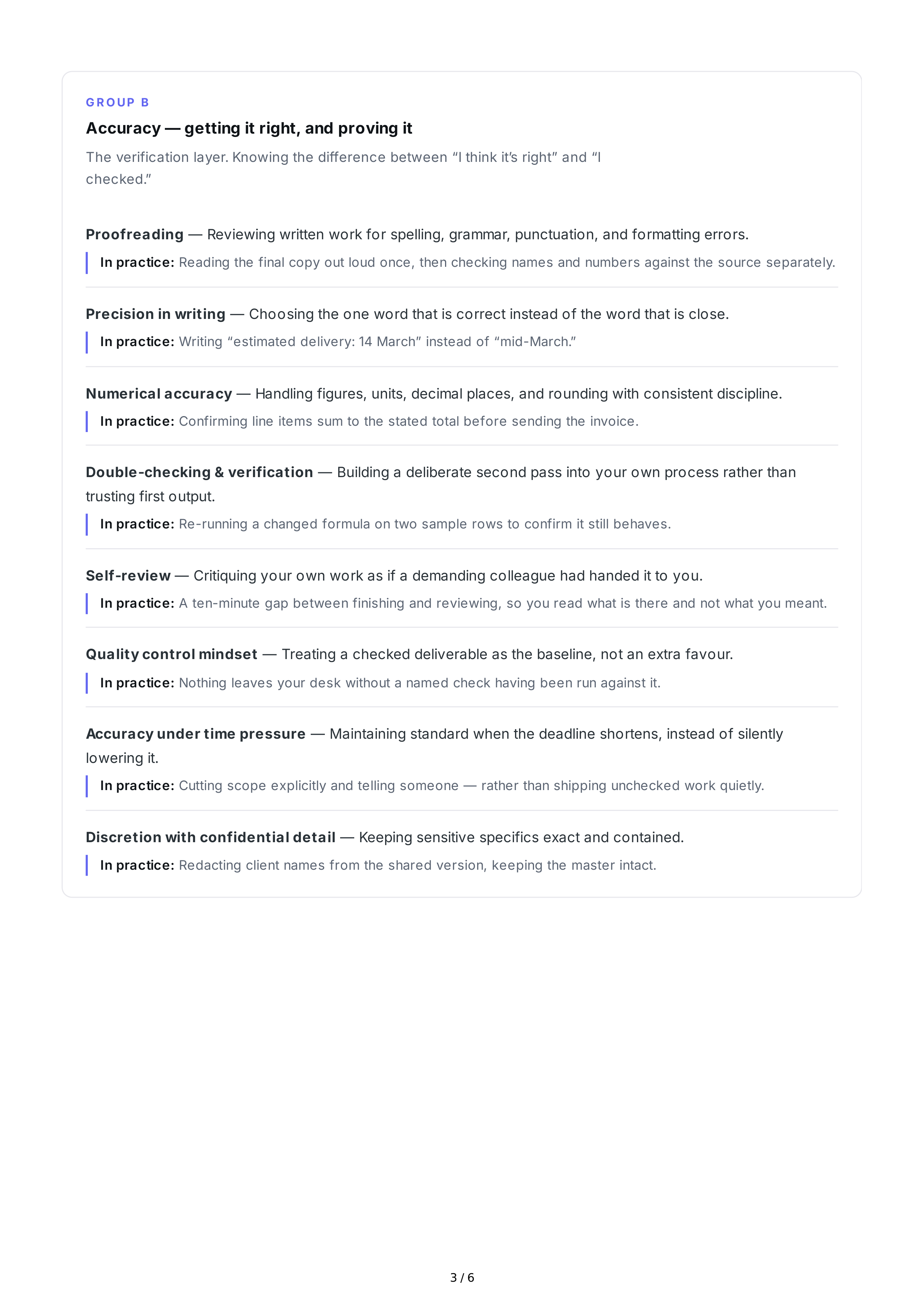 Attention to Detail Soft Skills — page 3
