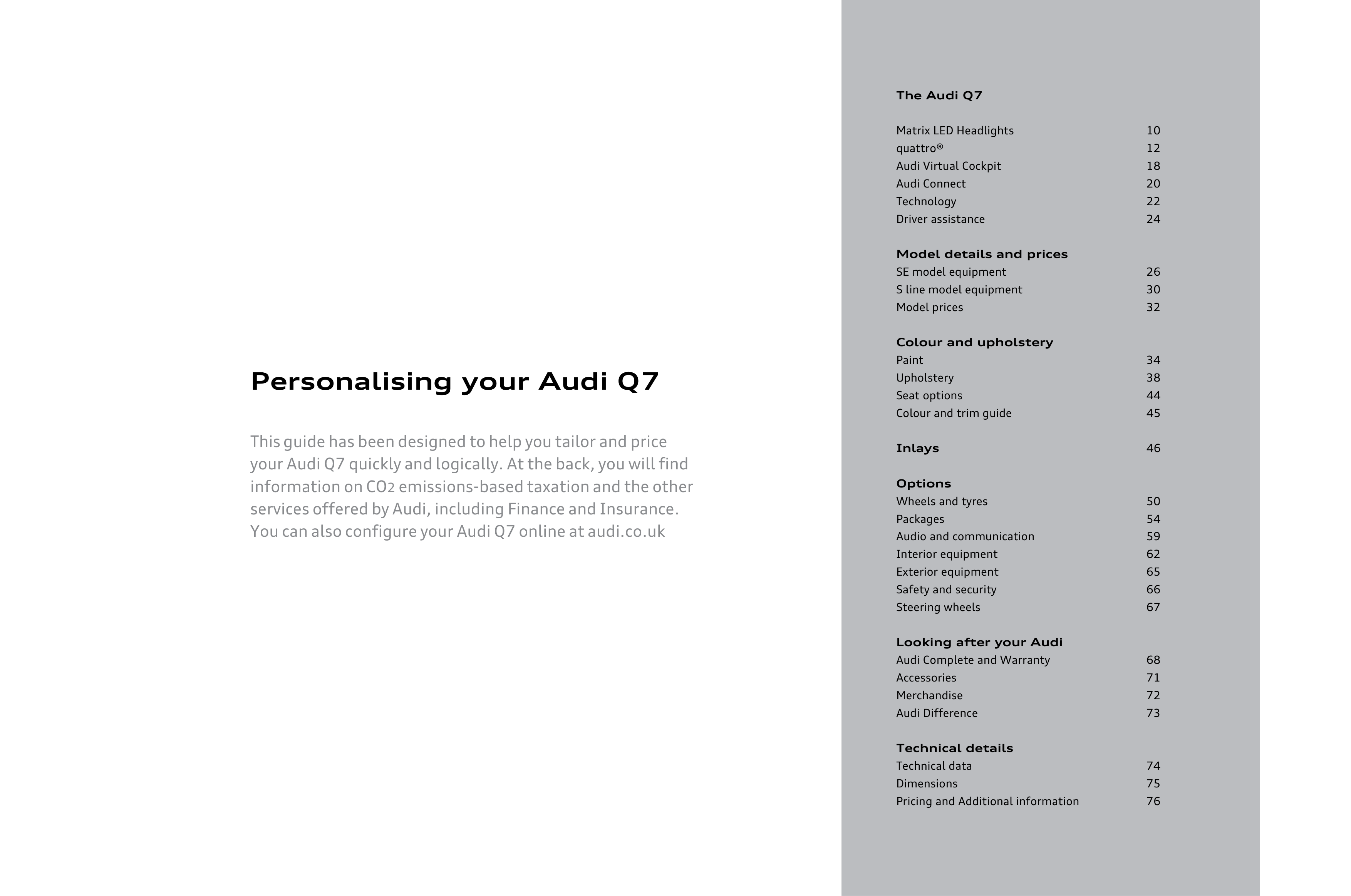 Audi Q7 Product and Price Guide — page 3