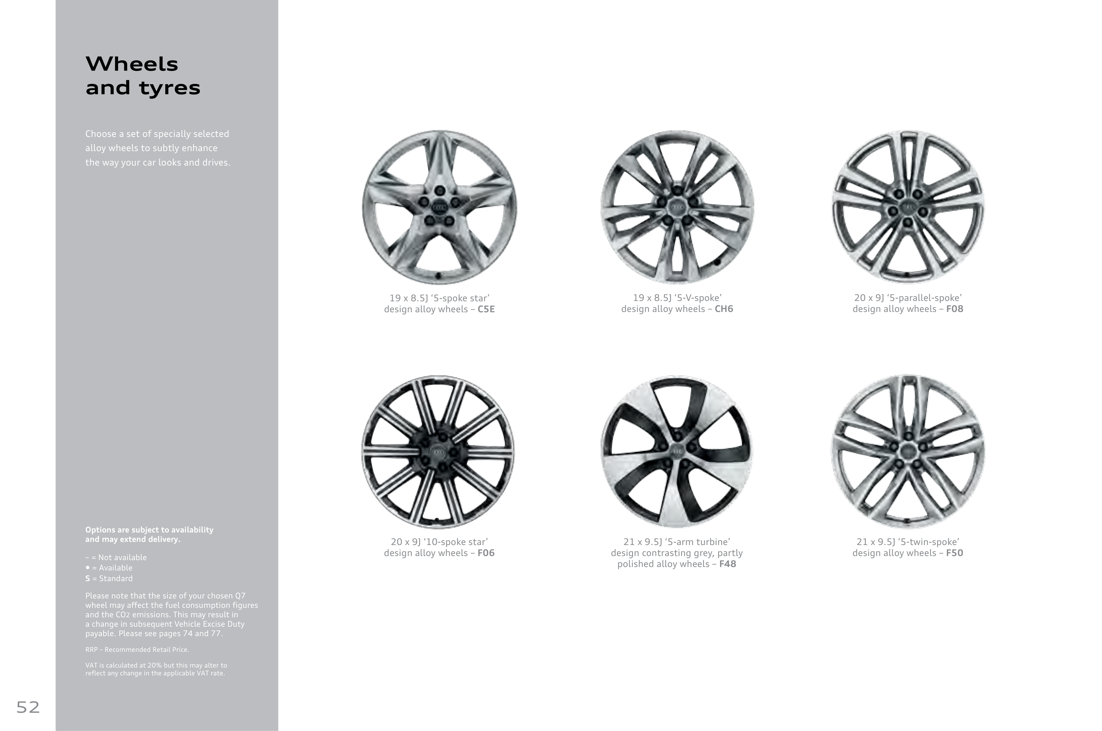 Audi Q7 Product and Price Guide — page 52