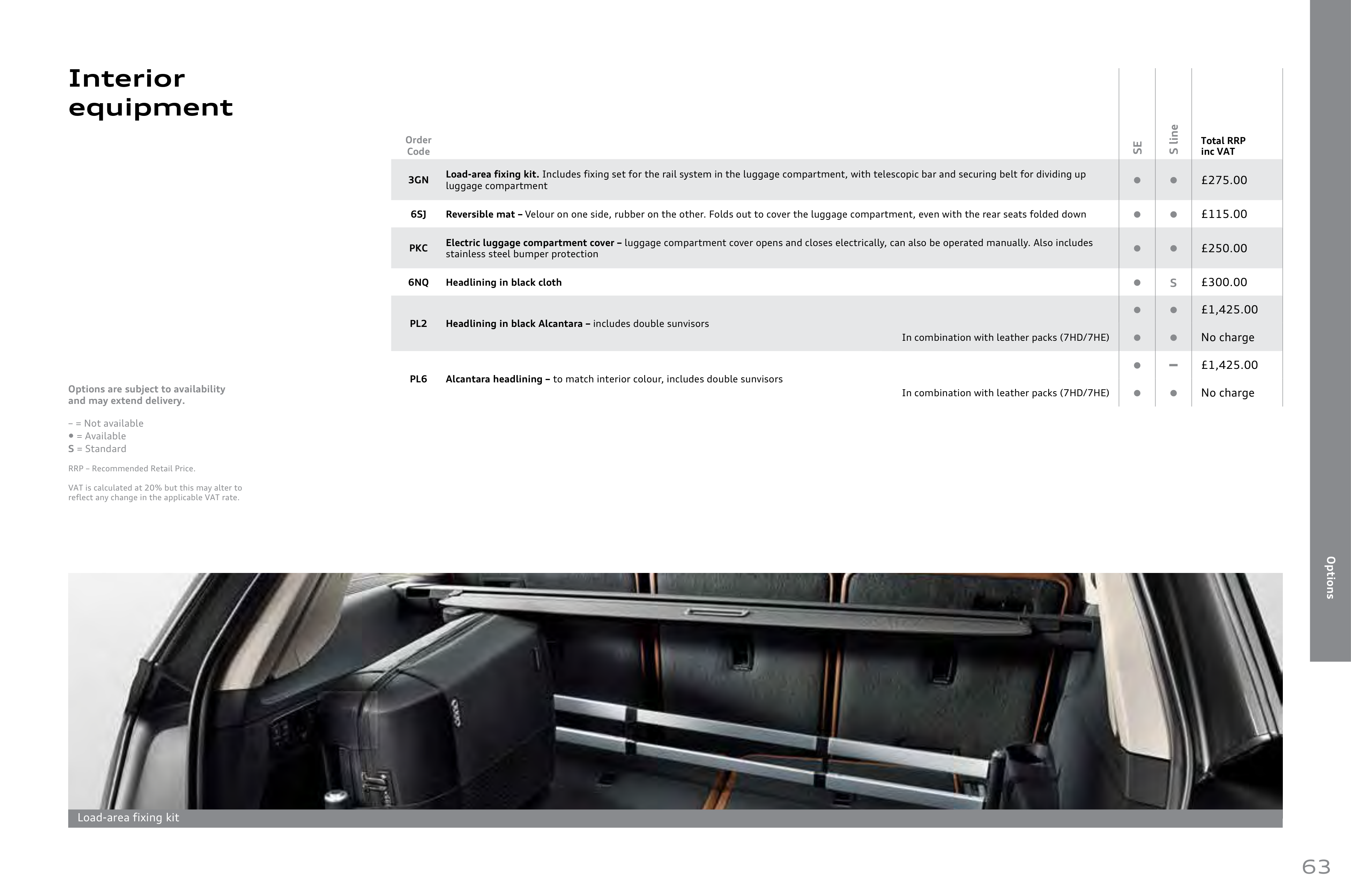Audi Q7 Product and Price Guide — page 63