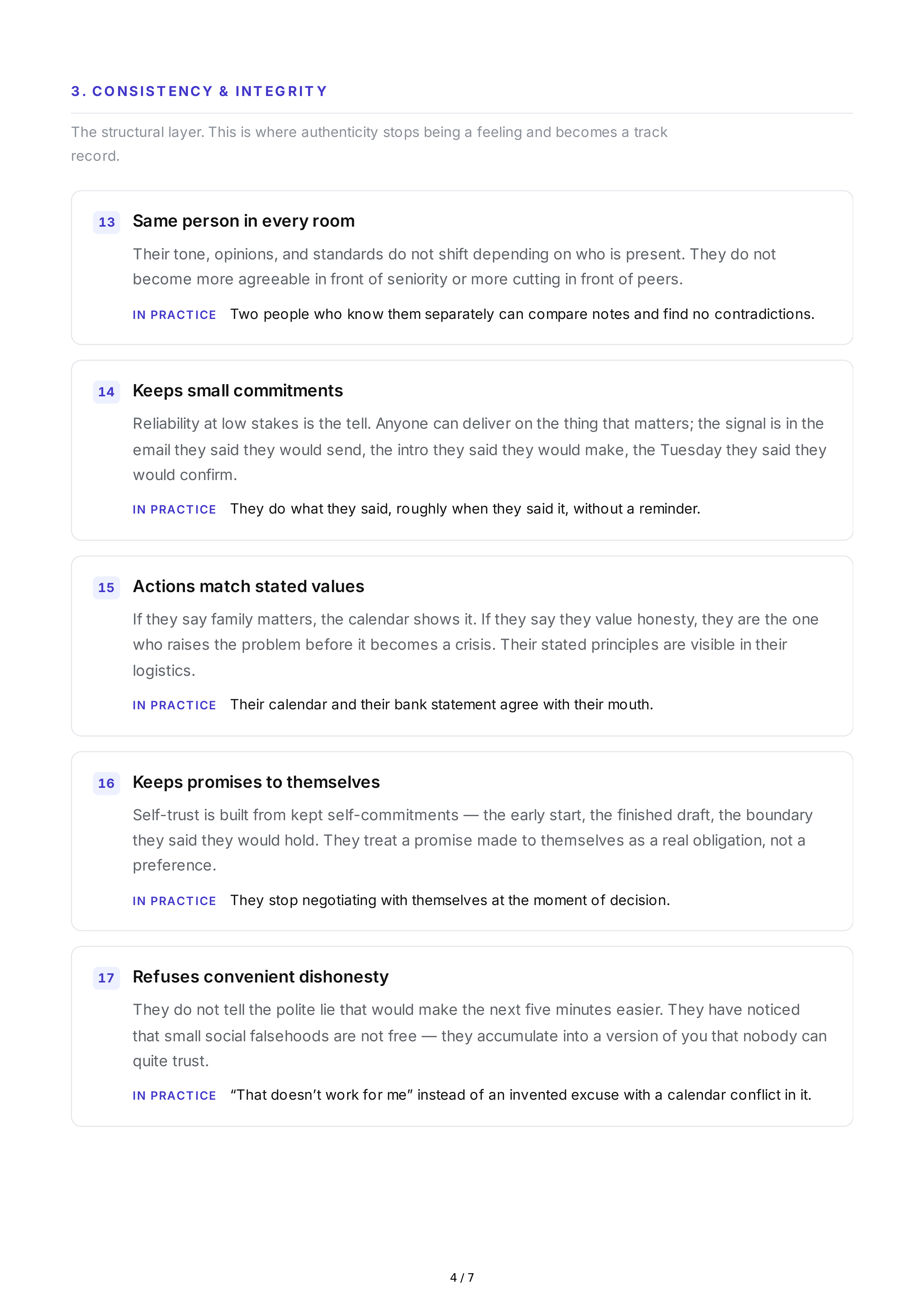 Authenticity Personality Traits — page 4
