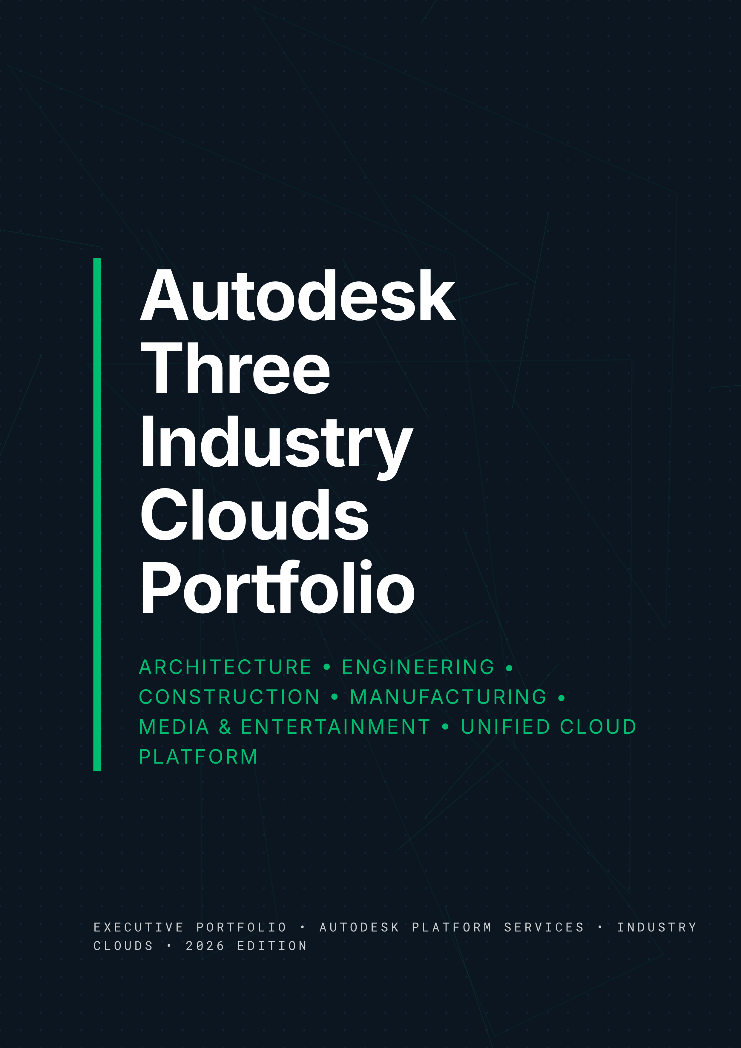 Autodesk Three Industry Clouds Portfolio — page 1