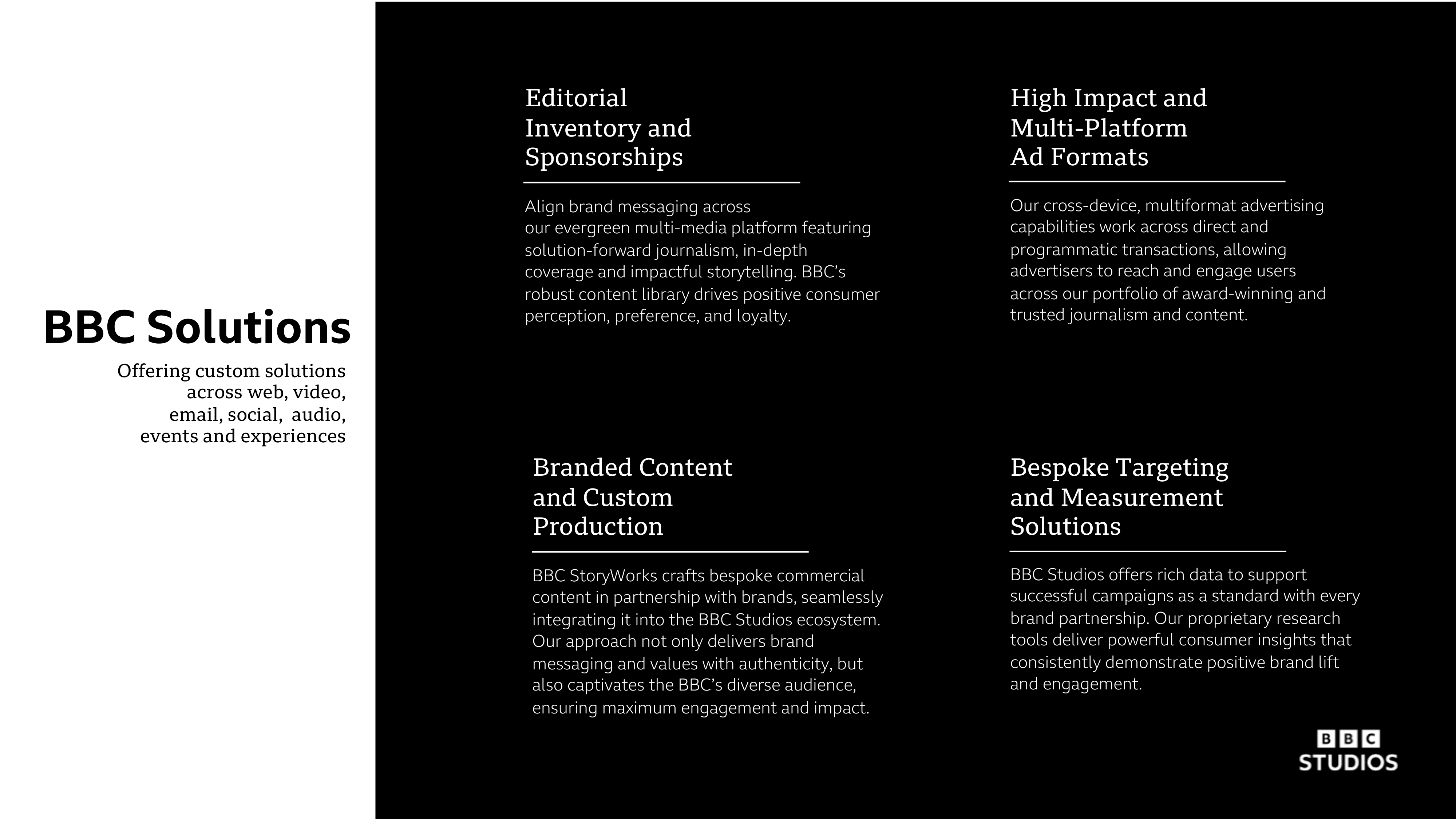 BBC Studios Commercial Media Kit — page 6