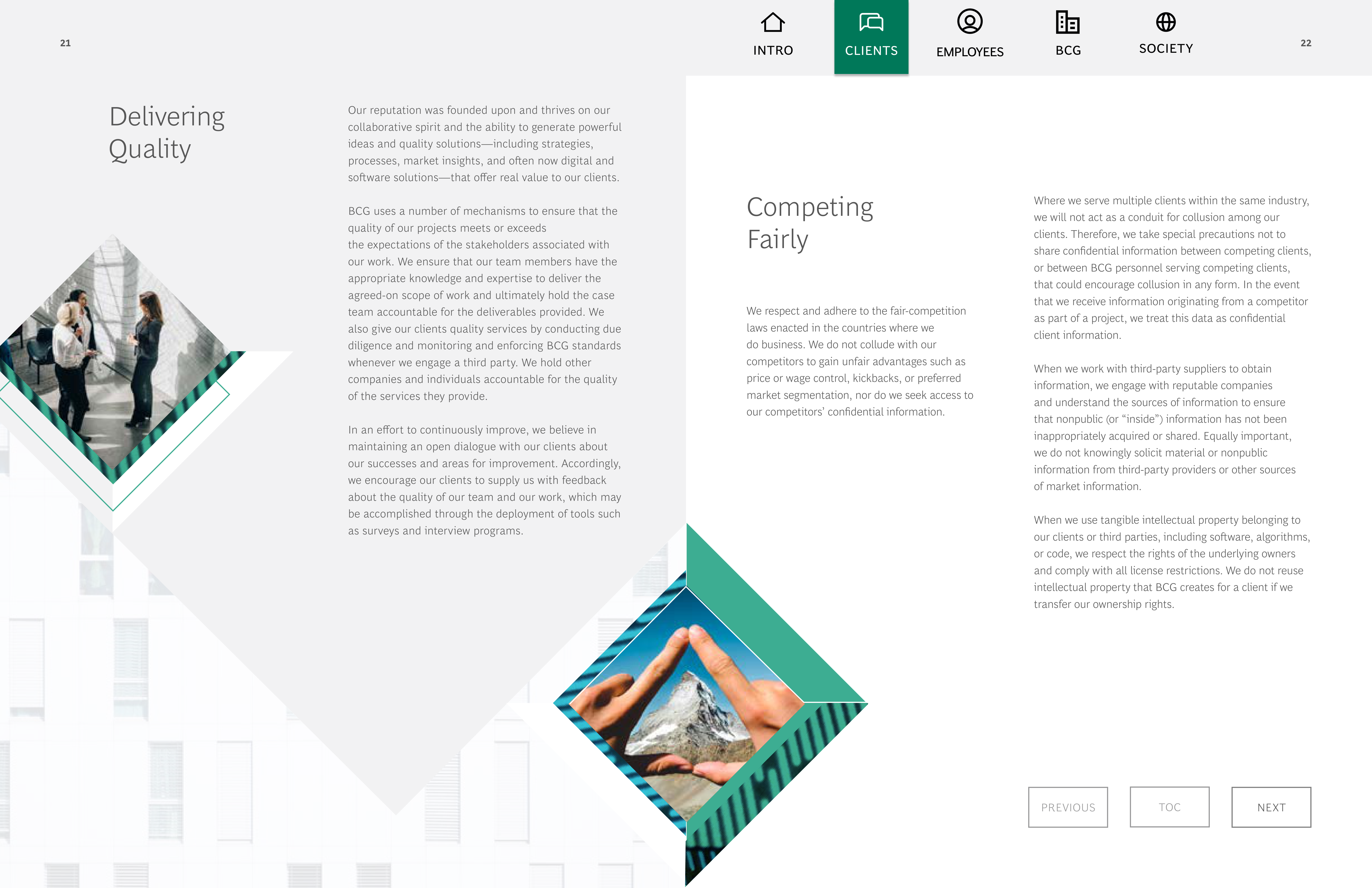 BCG Code of Conduct Handbook — page 13