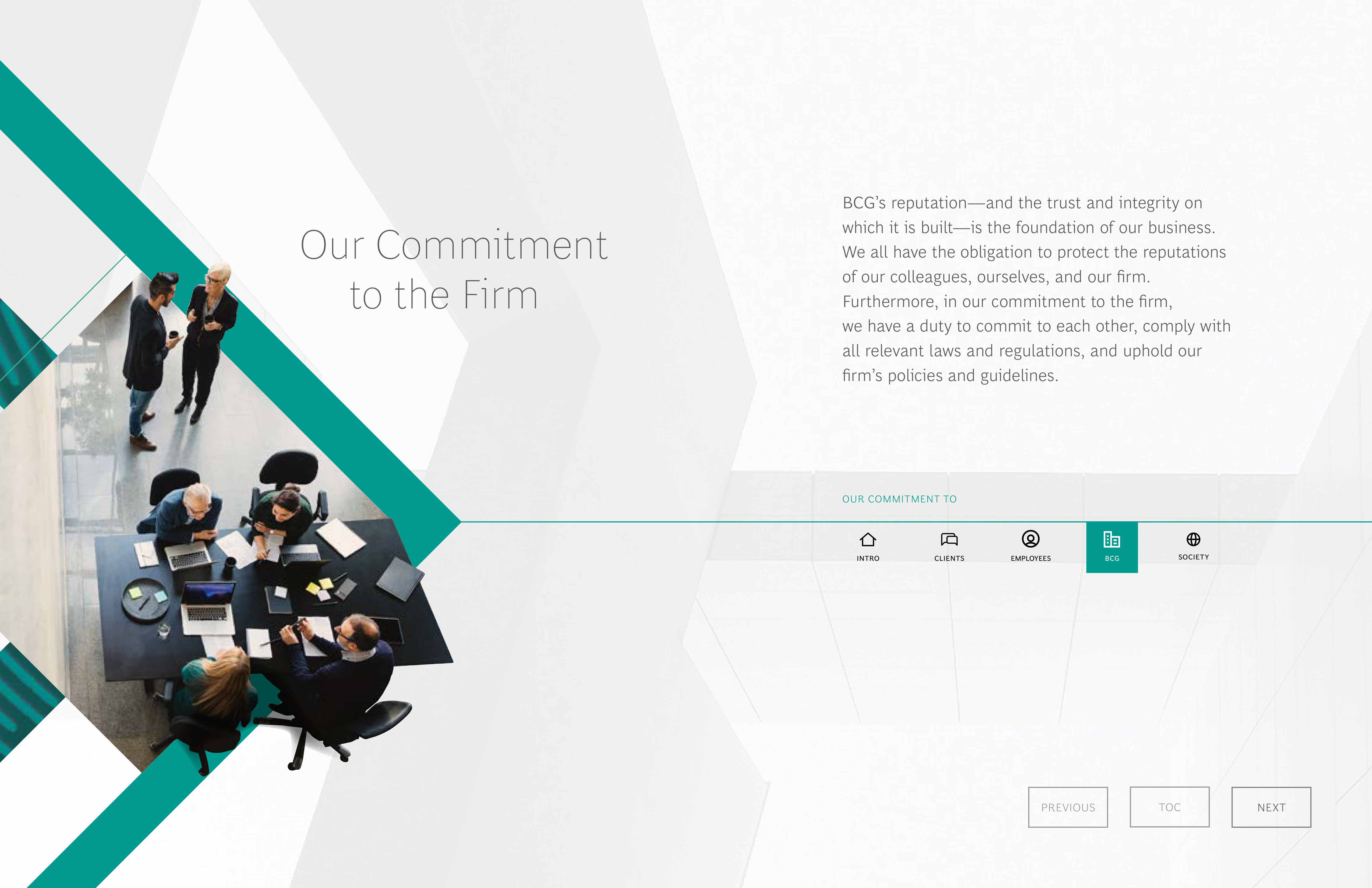 BCG Code of Conduct Handbook — page 18