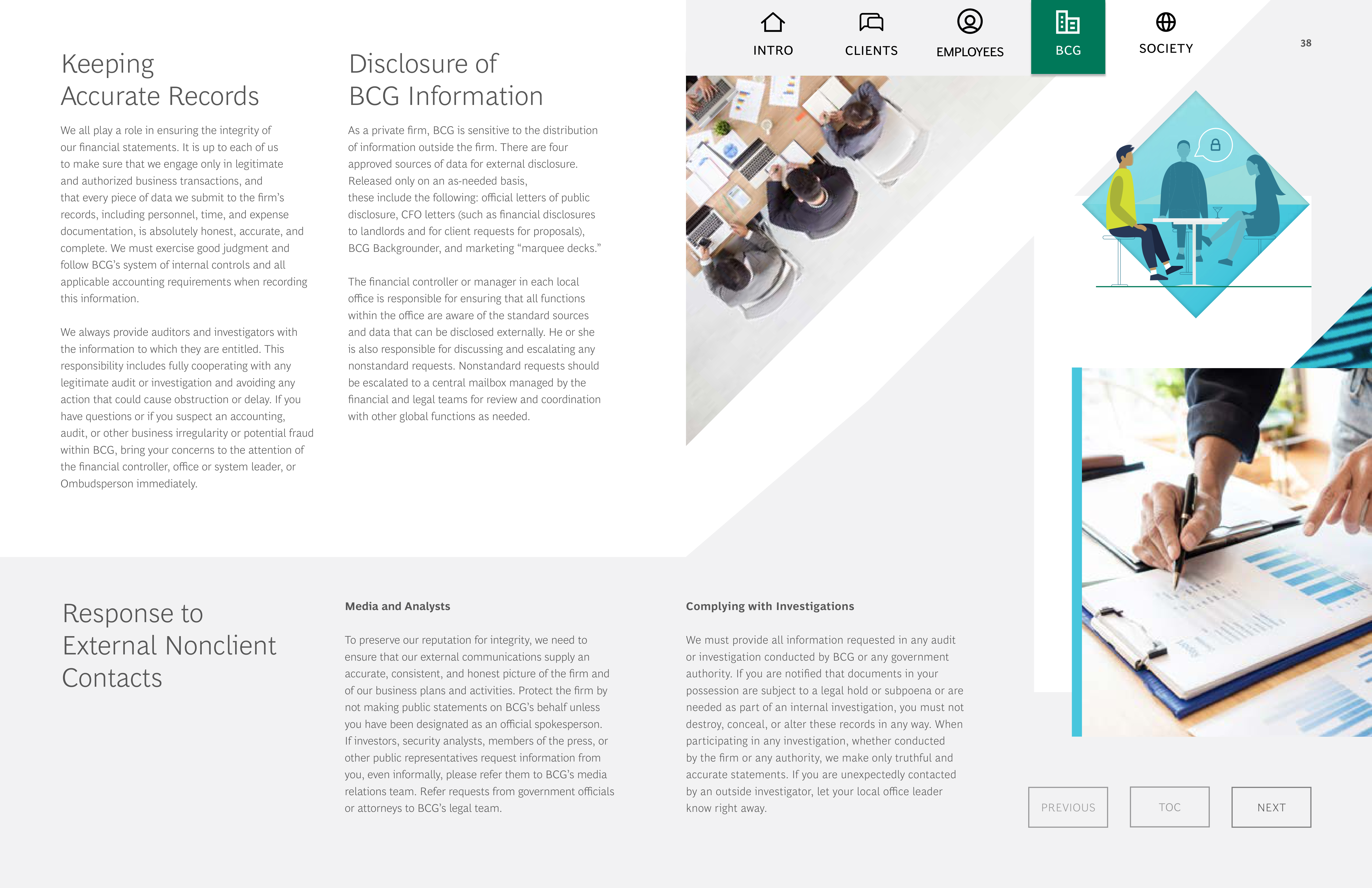 BCG Code of Conduct Handbook — page 21