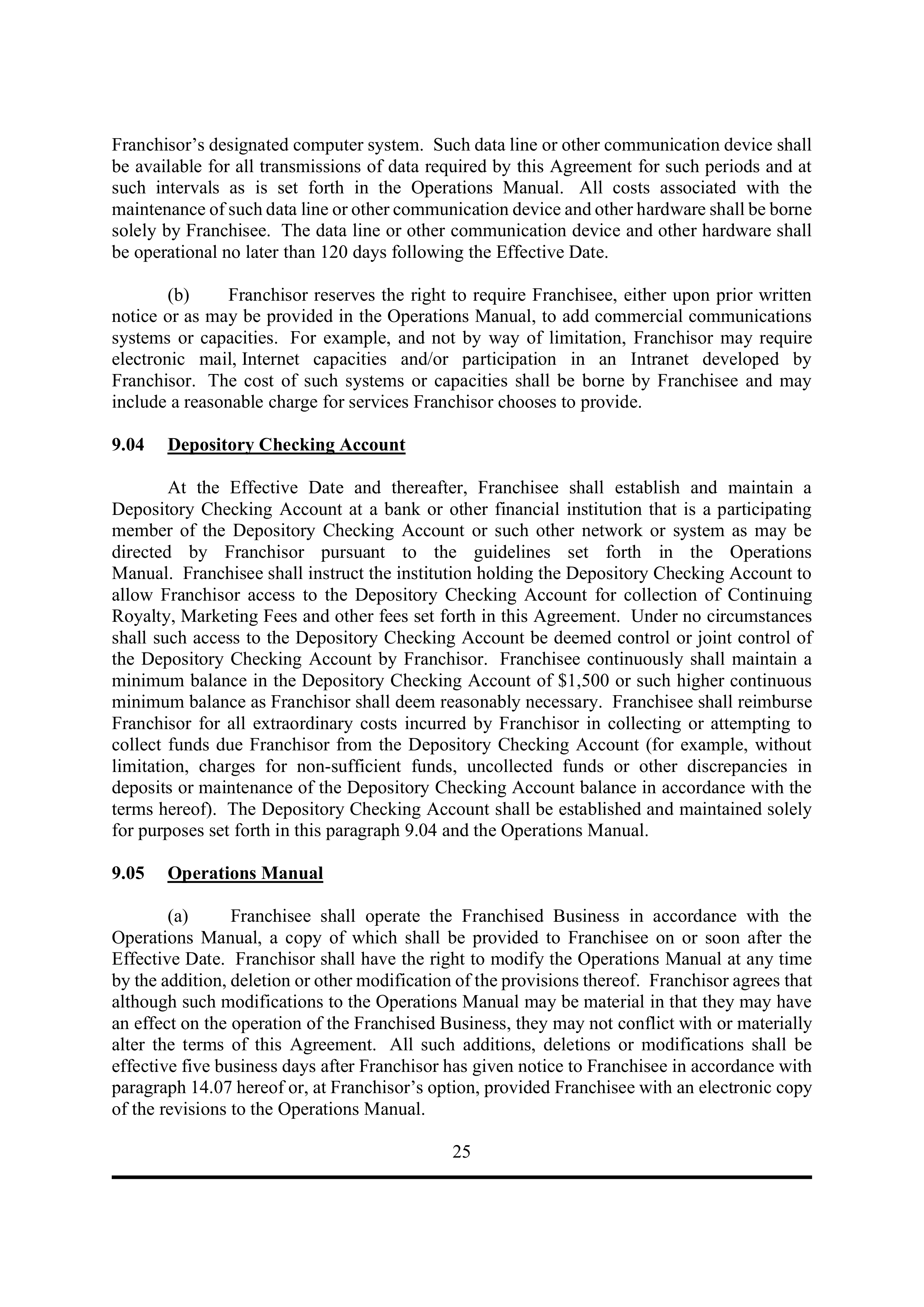 BERKSHIRE HATHAWAY HOMESERVICES FRANCHISE AGREEMENT — page 29