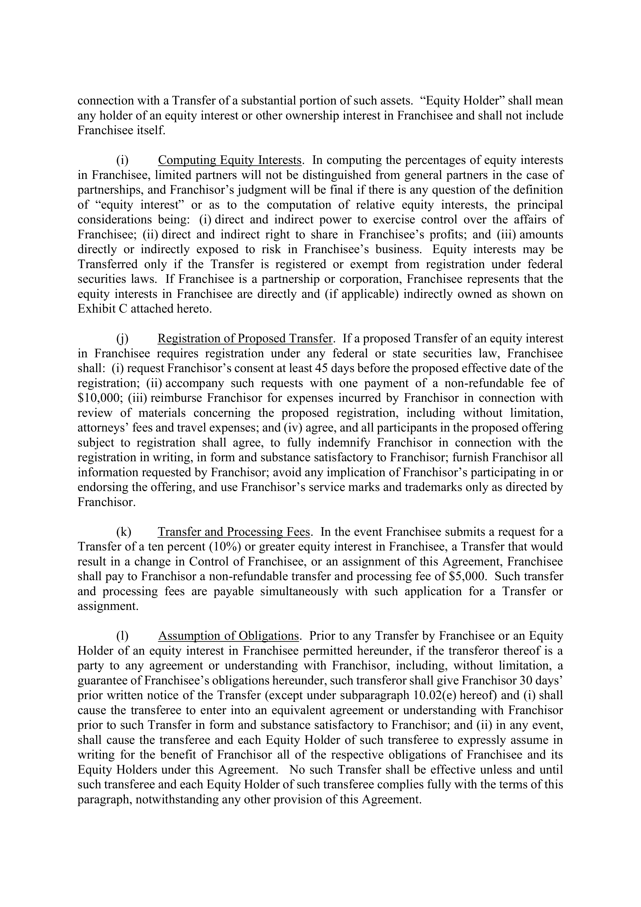 BERKSHIRE HATHAWAY HOMESERVICES FRANCHISE AGREEMENT — page 37