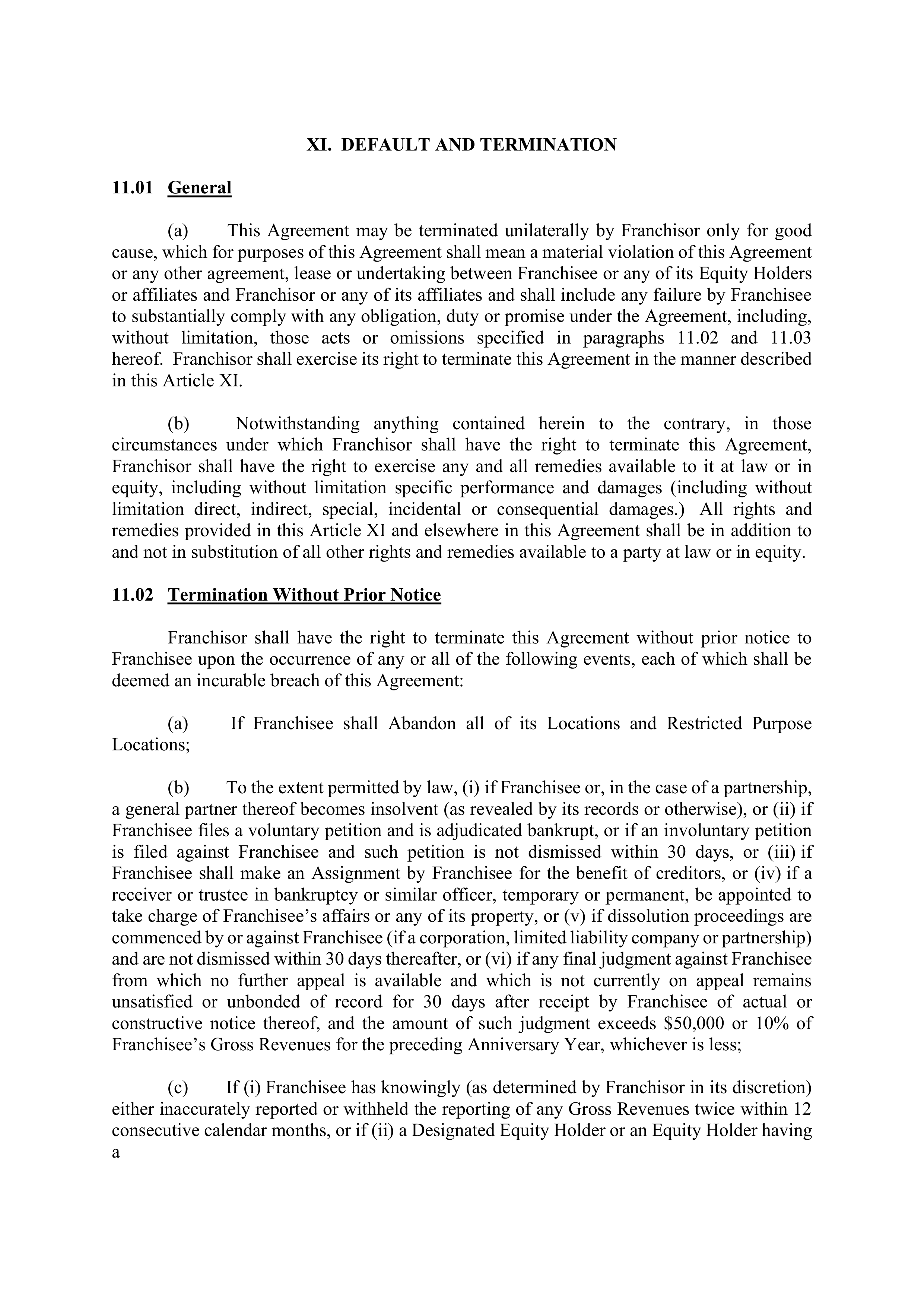 BERKSHIRE HATHAWAY HOMESERVICES FRANCHISE AGREEMENT — page 41
