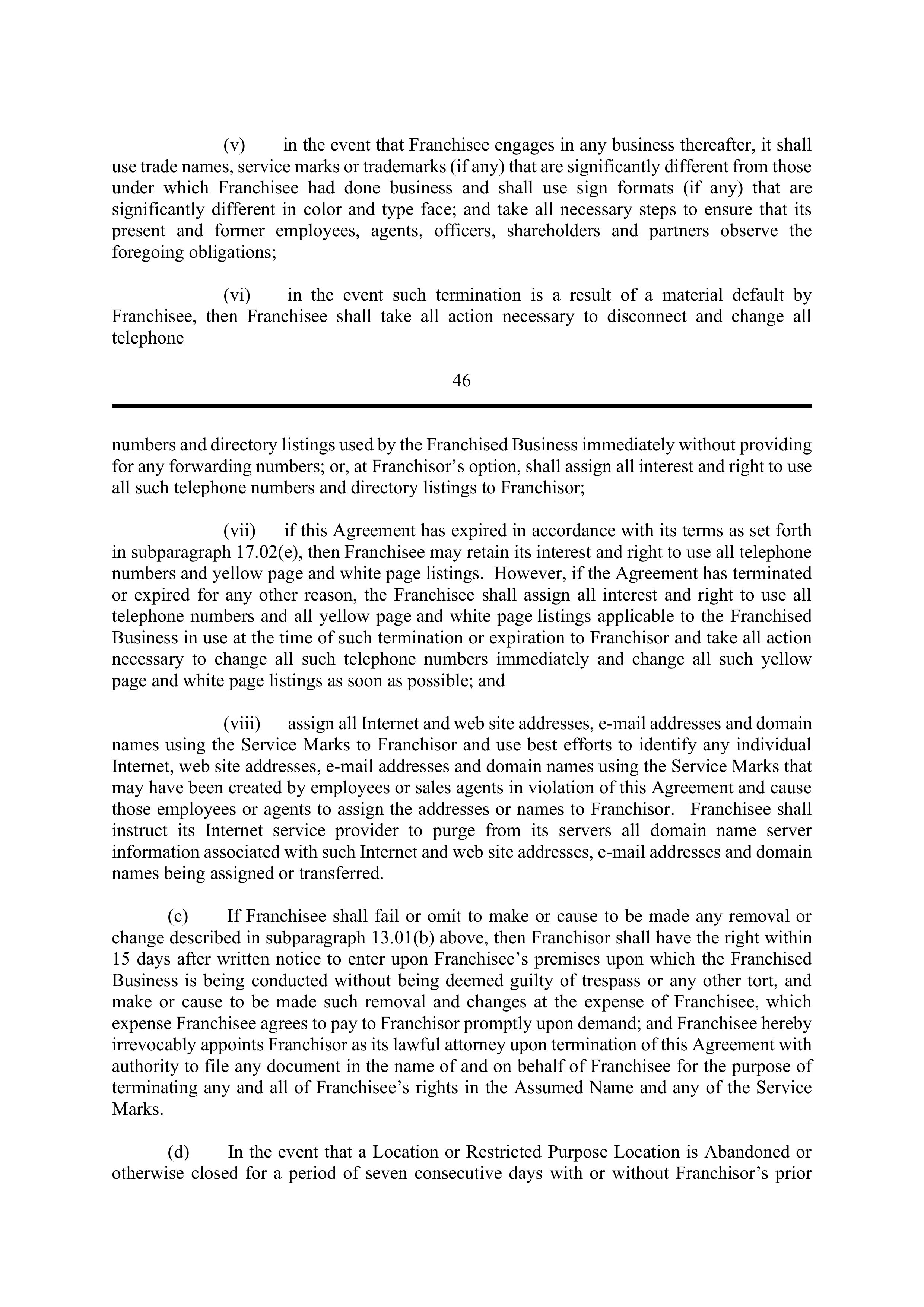 BERKSHIRE HATHAWAY HOMESERVICES FRANCHISE AGREEMENT — page 53