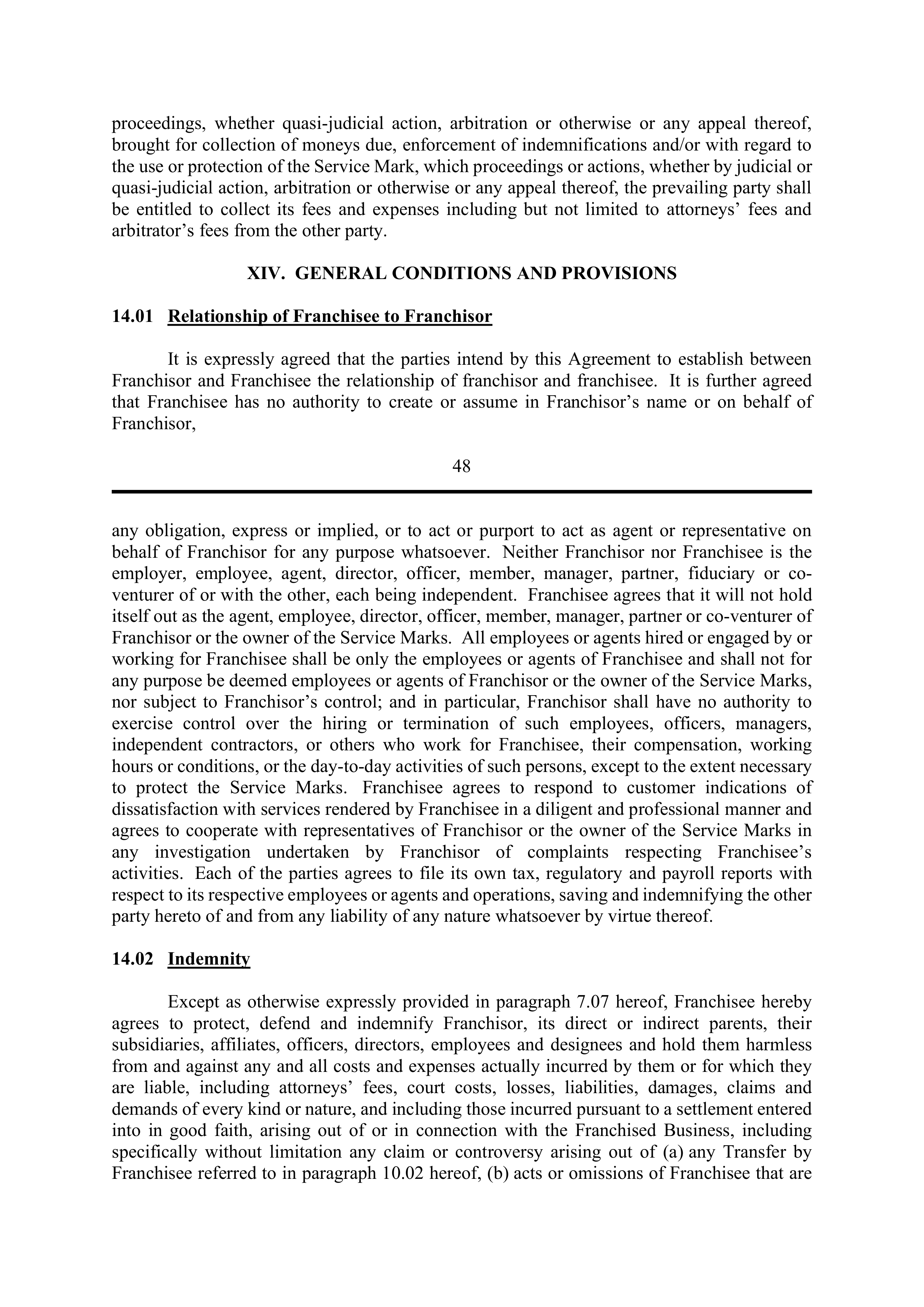 BERKSHIRE HATHAWAY HOMESERVICES FRANCHISE AGREEMENT — page 55
