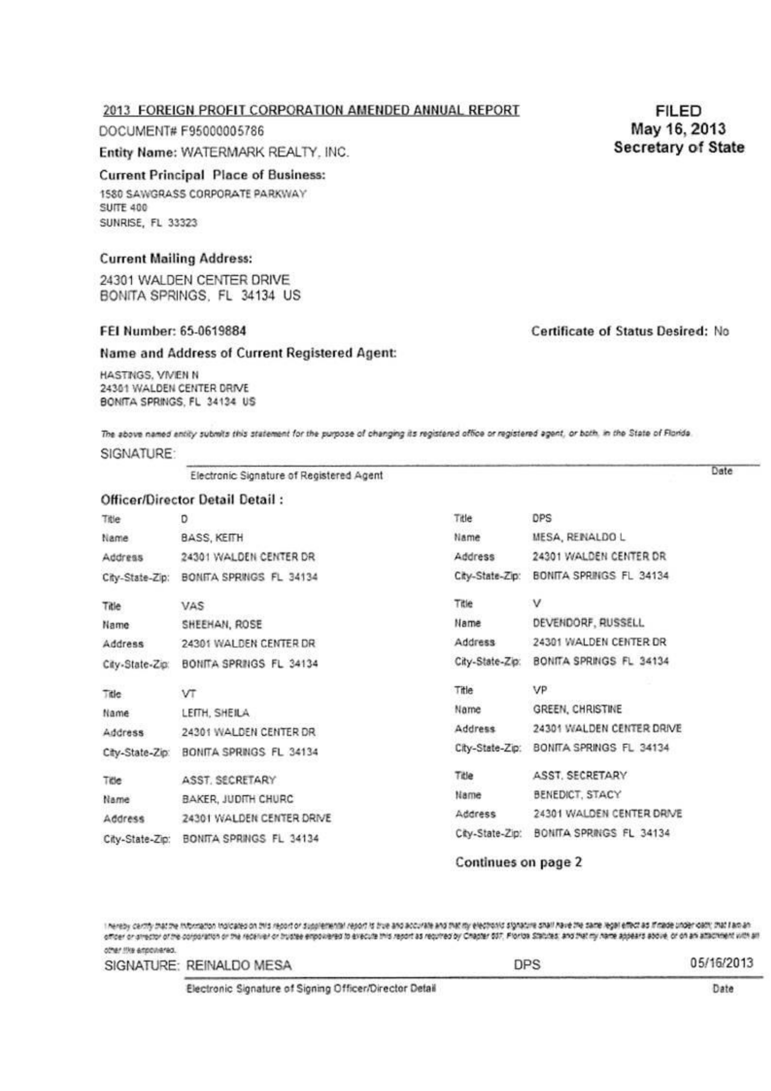 BERKSHIRE HATHAWAY HOMESERVICES FRANCHISE AGREEMENT — page 72