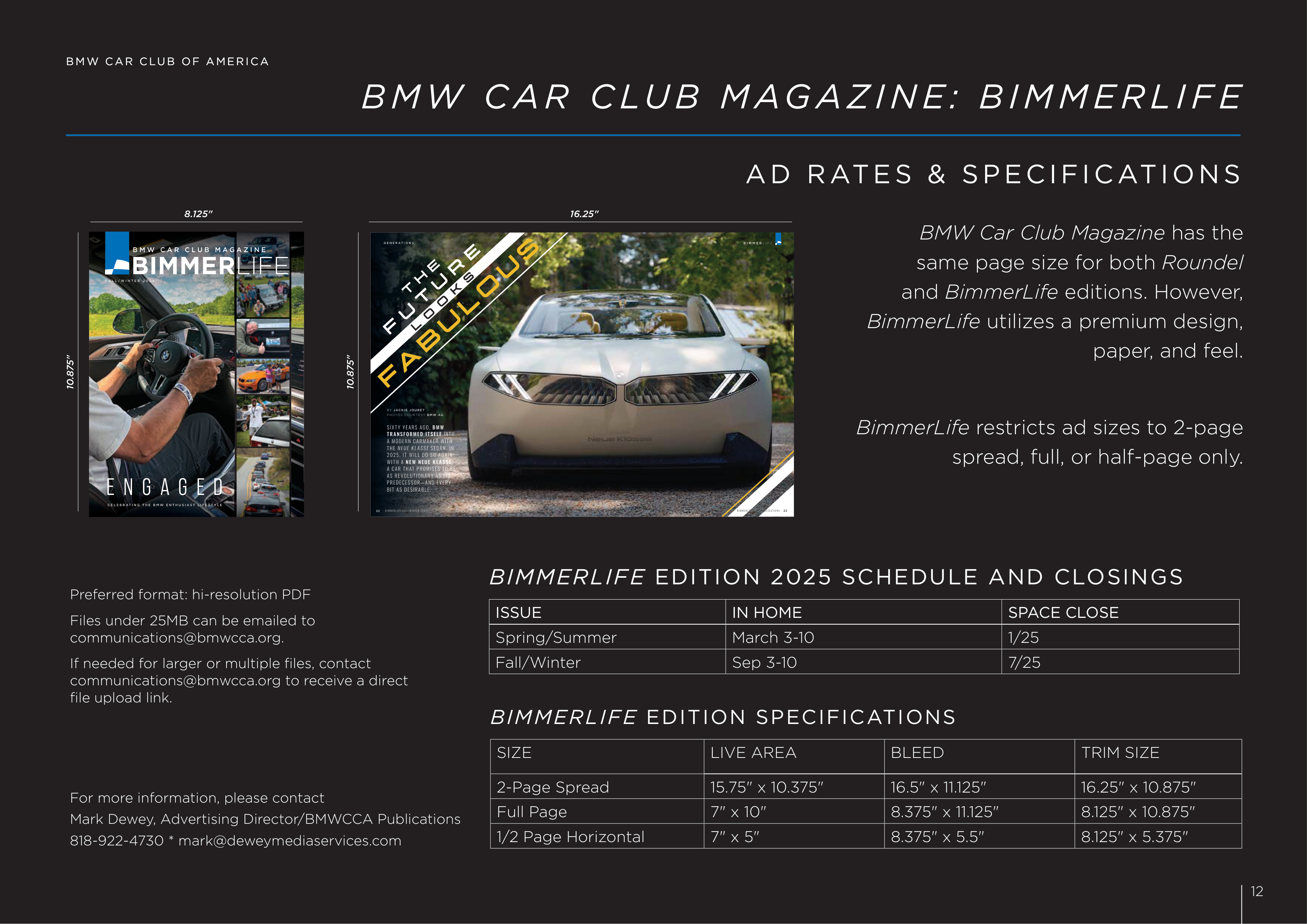 BMW Car Club Magazine — page 12