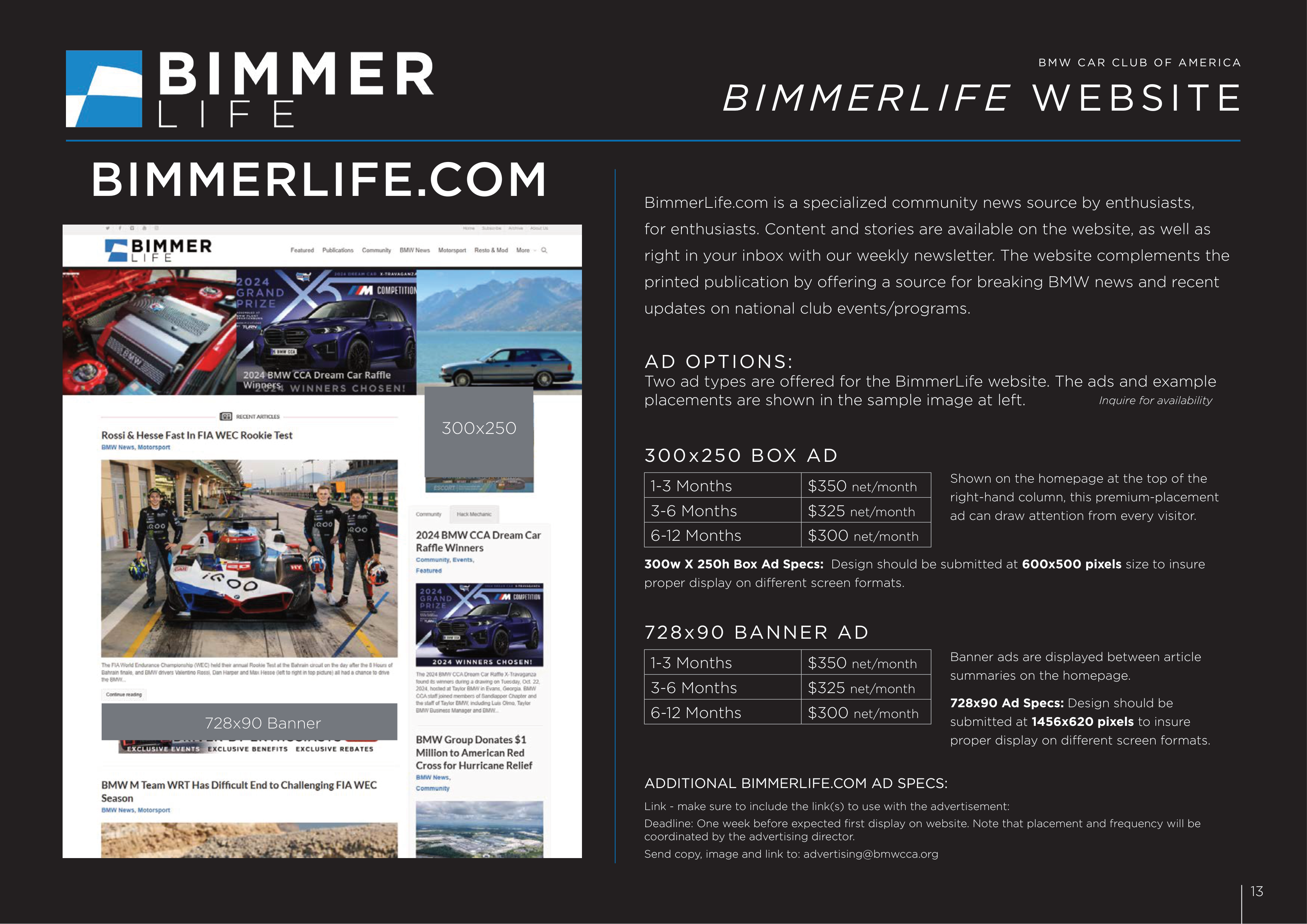 BMW Car Club Magazine — page 13